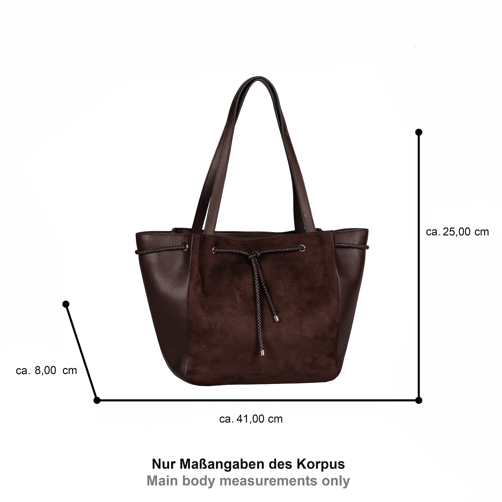 Gabor Shopper »Letitia« Damen Handtasche mit Bänderverzierung