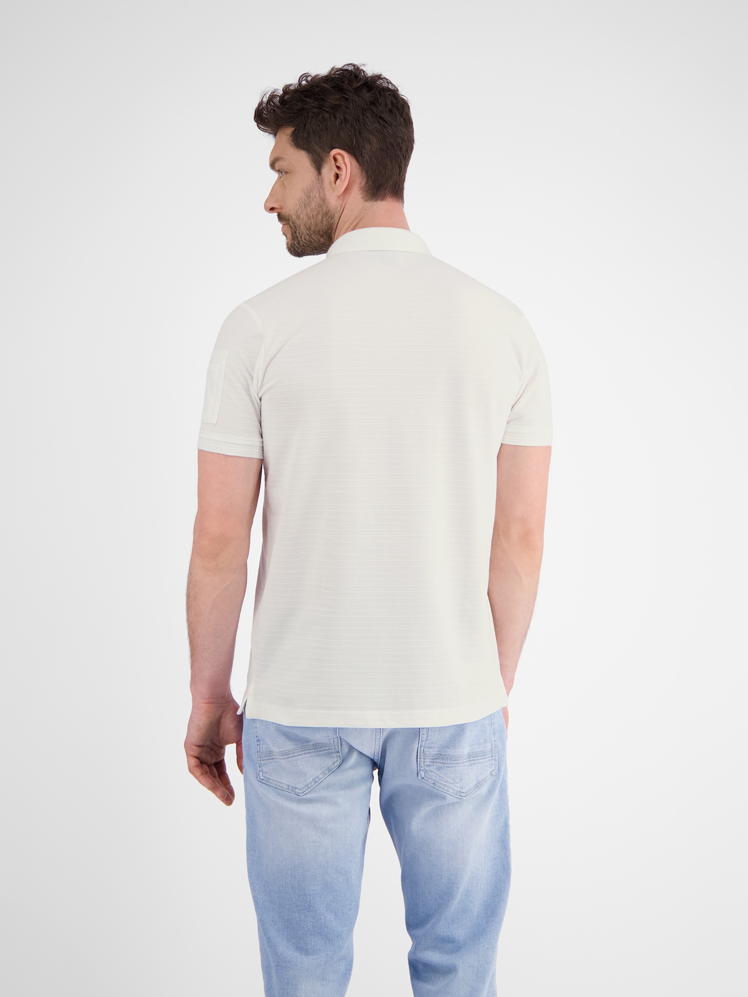 LERROS Polo »Herren Poloshirt, tonal gestreift«