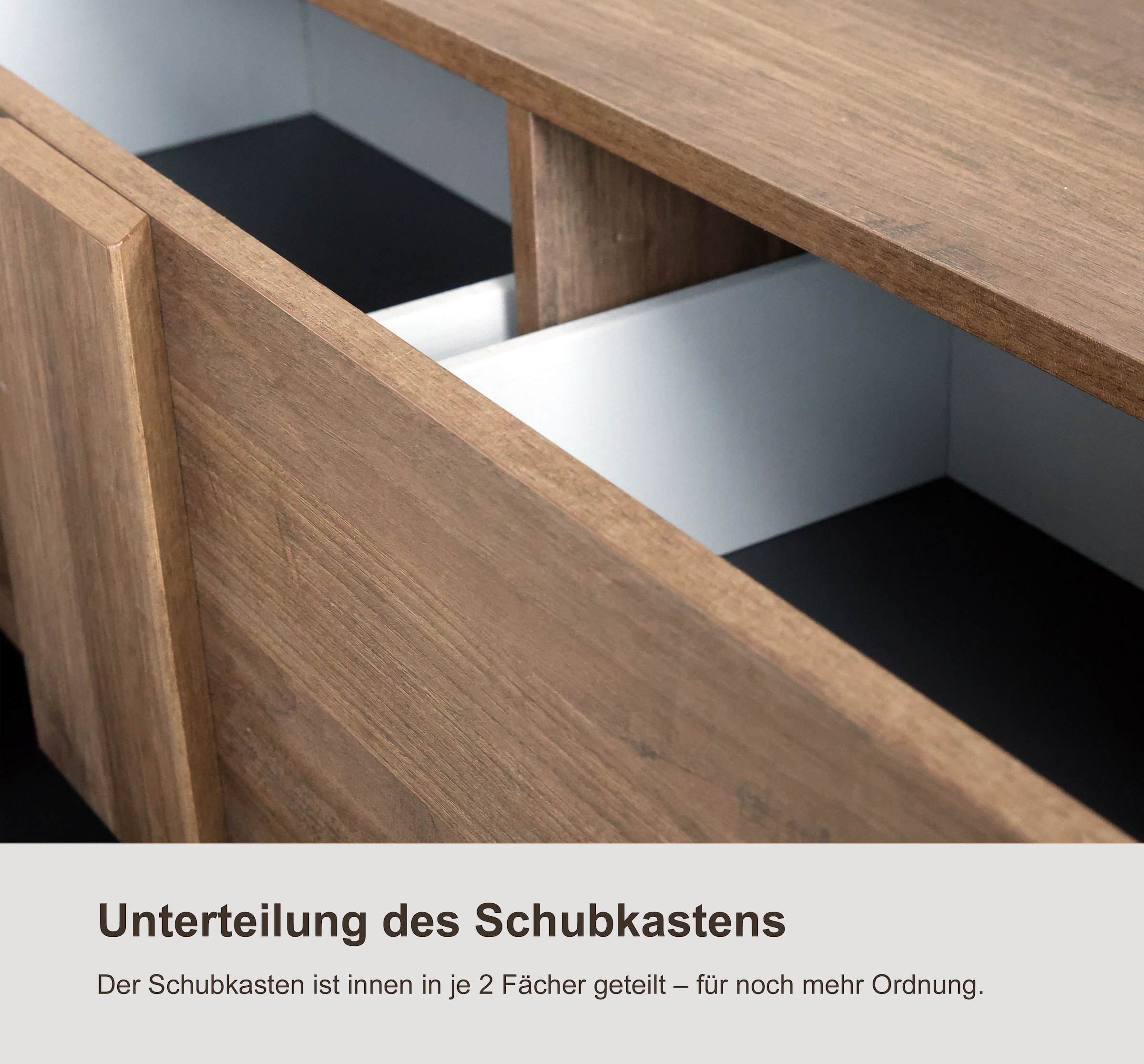 Home affaire Sideboard »Jupiter, Breite 181 cm, Kommode 3 Türen- Soft Closing, 1 Schubkasten« , Anrichte, moderne Griffblende, FSC®, cleveres Stauraumkonzept