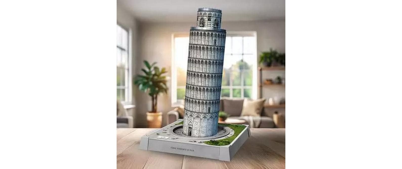 Ravensburger 3D-Puzzle »Iconics Torre Pendente di Pisa w.L« 3D-Effekt