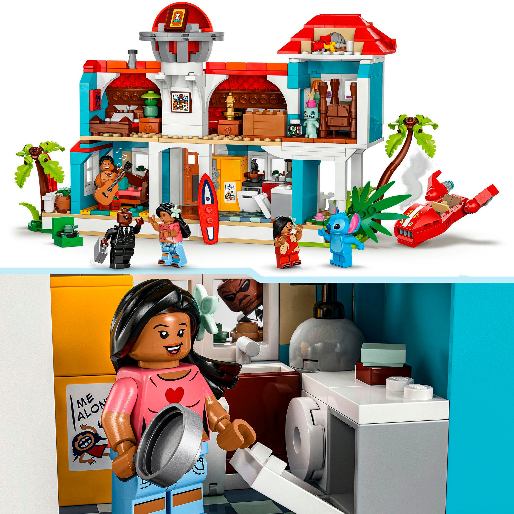 LEGO® Pions de construction »Das Strandhaus aus „Lilo und Stitch“ (43268), LEGO® Disney Classic« Made in Europe