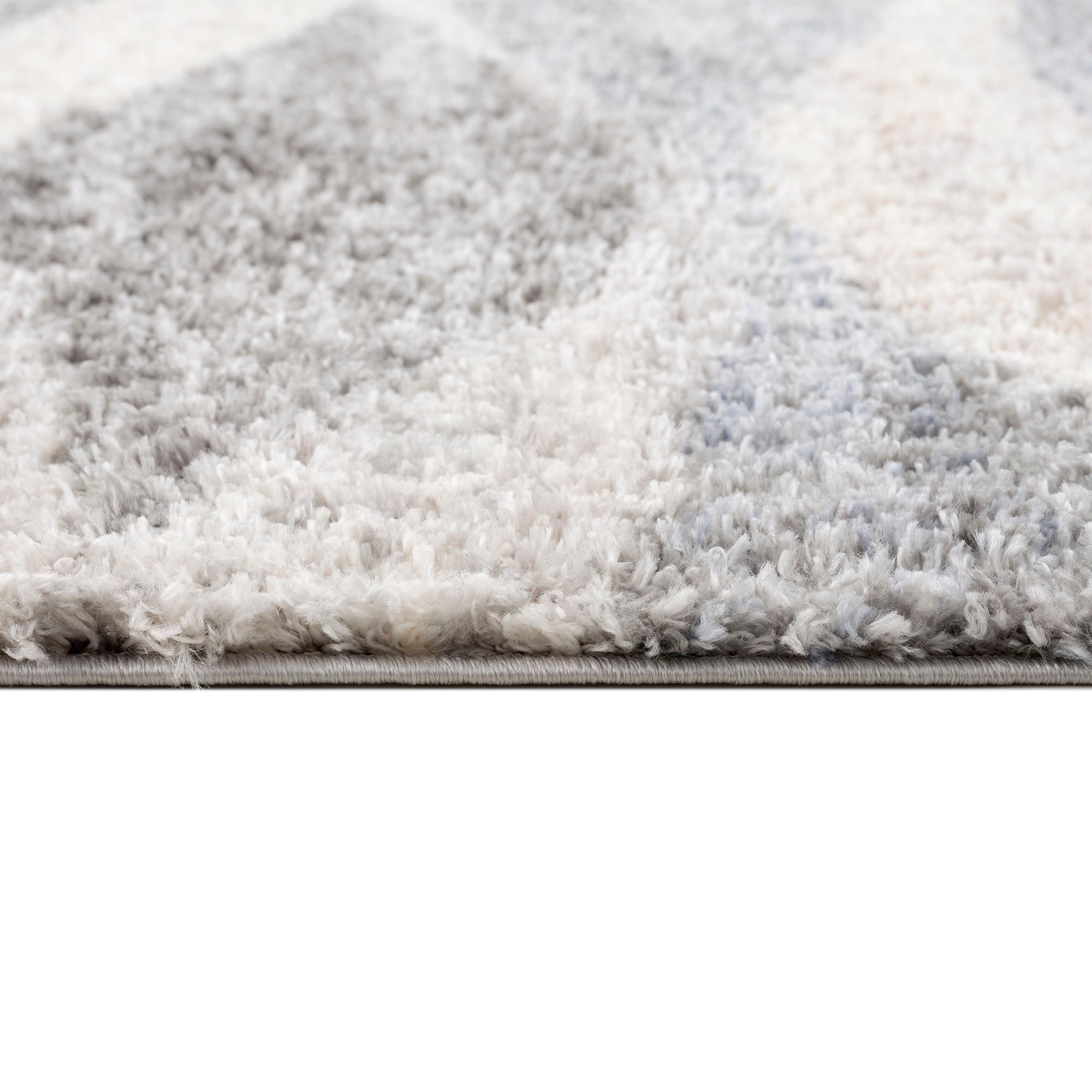 Sanat Hochflor-Teppich »Versay 1505« rechteckig 45 mm Höhe Wohnzimmer, Langflor, Shaggy Teppich