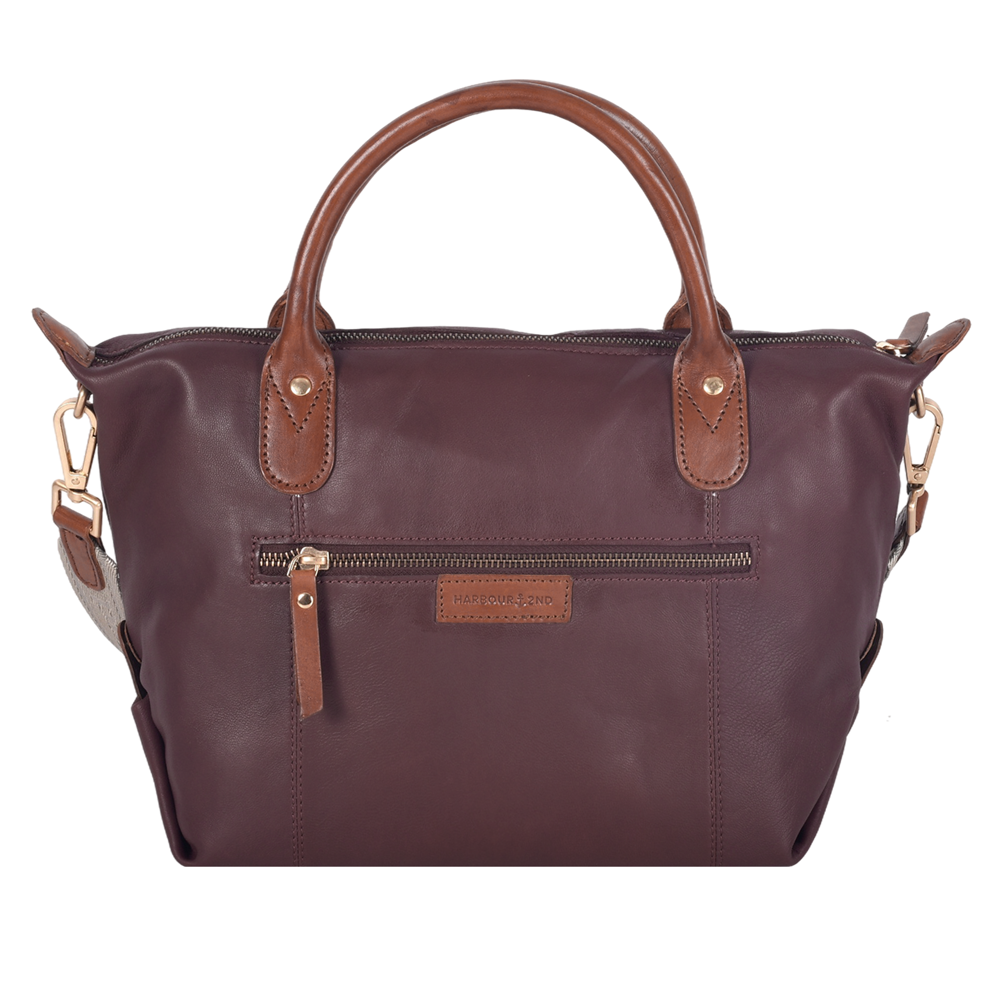 HARBOUR 2nd Handtasche Damen Henkeltasche, Umhängetasche mit dekorativem Anhänger