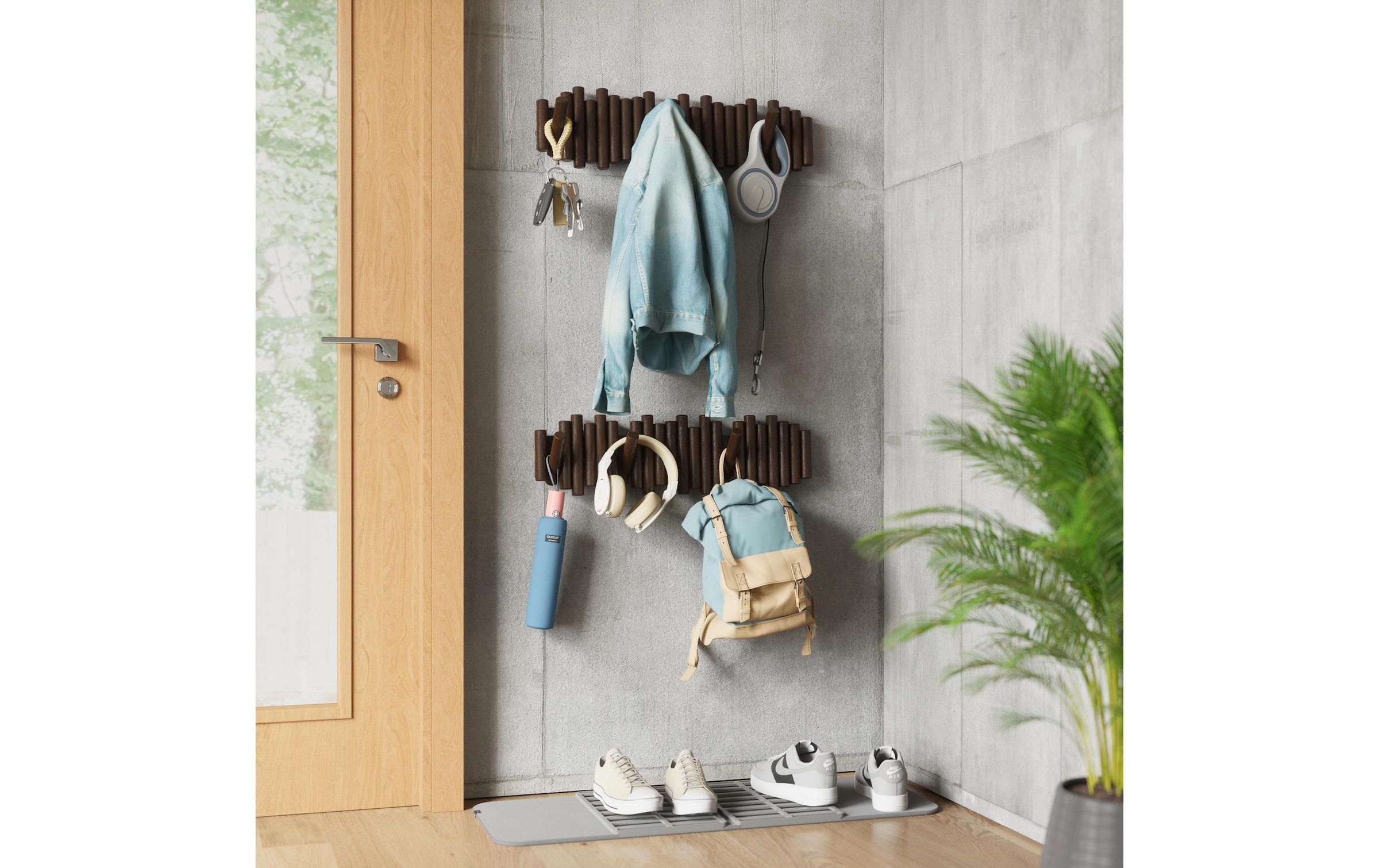 Umbra Wandgarderobe »Picket Garderobeleiste 61 cm x 17 cm«