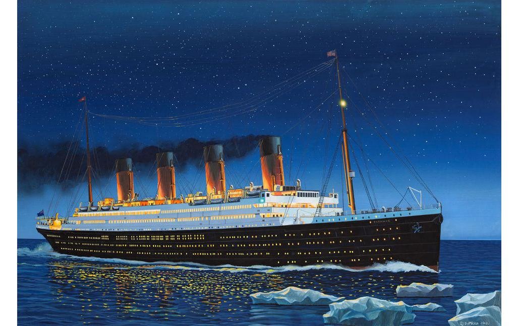 Revell® Modellbausatz »Bausatz R.M.S. Titanic 1:700« 132 Stk. tlg. 1:700
