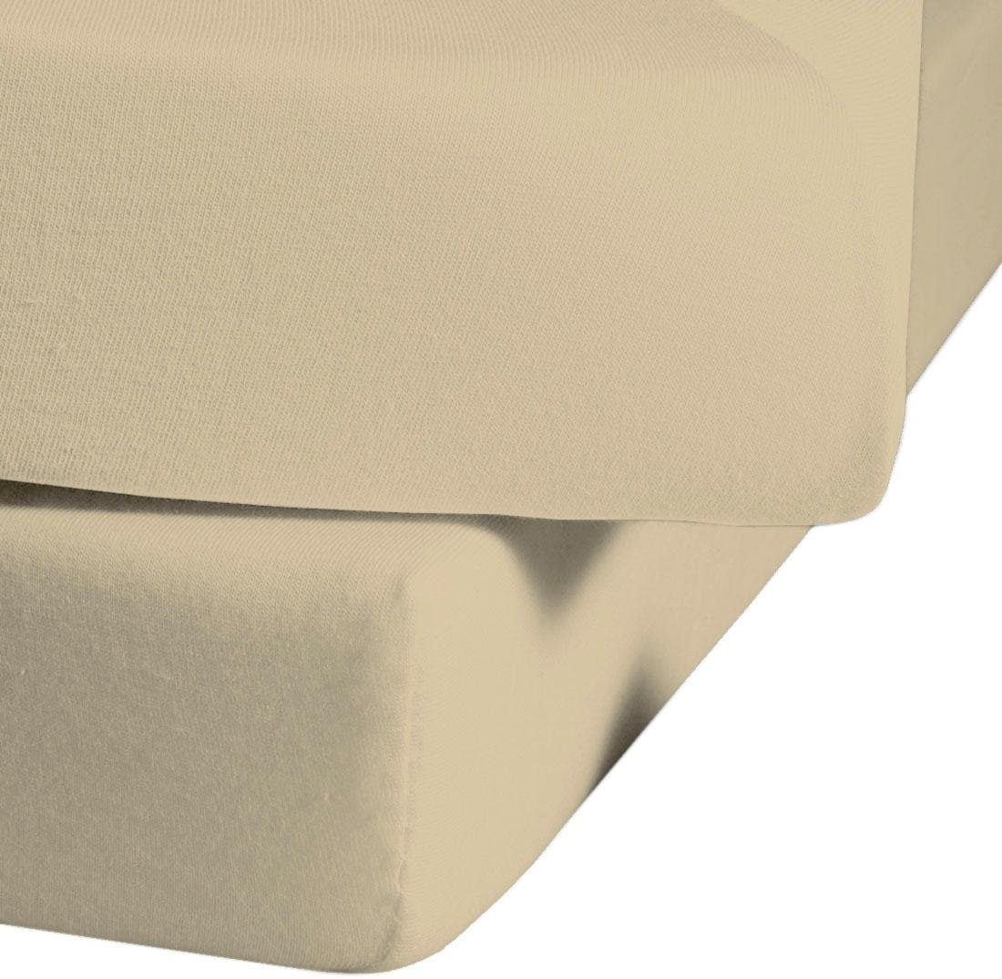 fleuresse Draps de lit »Jenny C aus feinfädigem Mako-Jersey« für Matratzen bis 23 cm Höhe