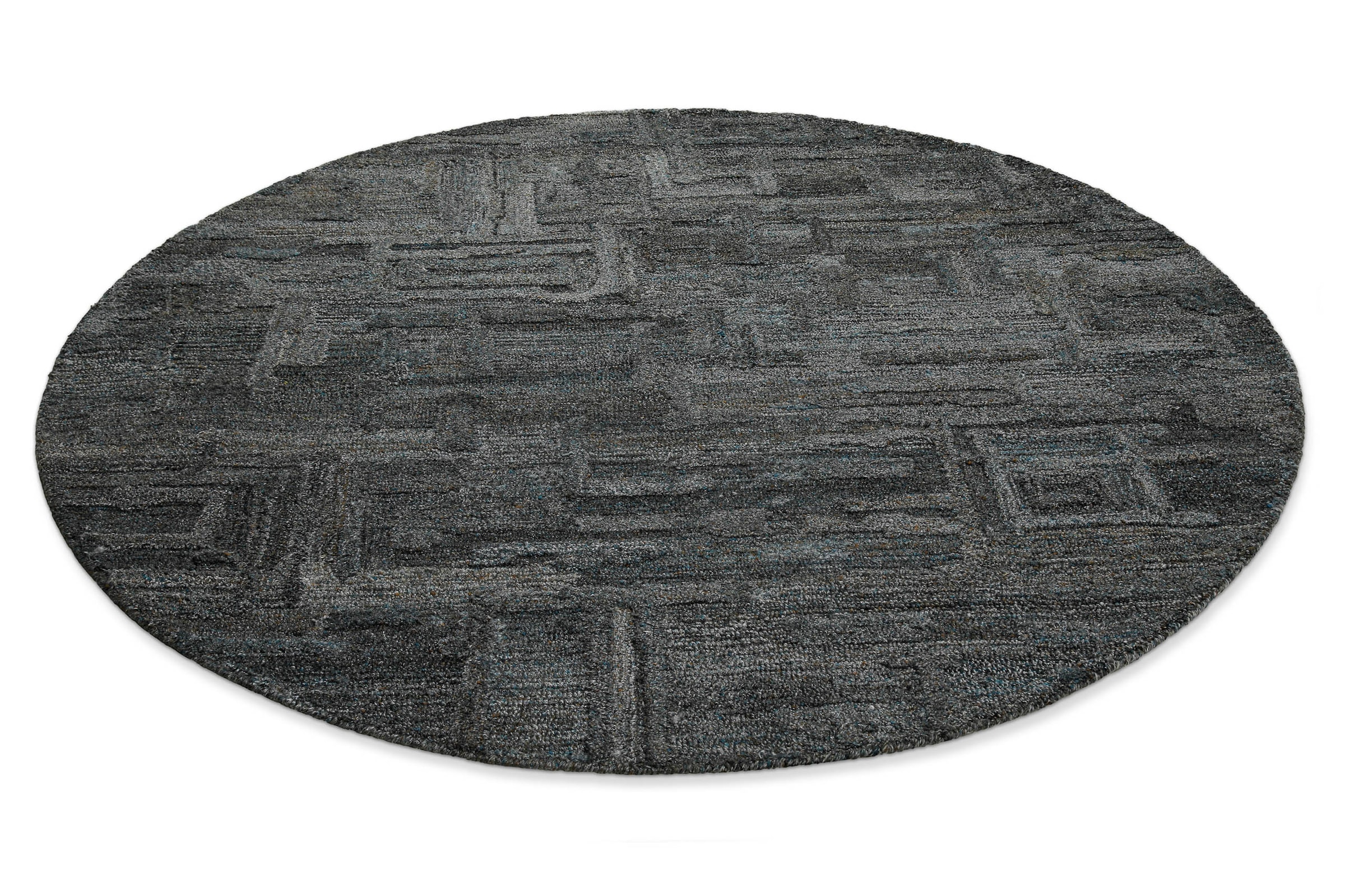 Wecon home Teppich »Hamptons FORTYTWO« rund 15 mm Höhe Kurzflor, Wohnzimmer, Schlafzimmer, elegant, geometrisches Design