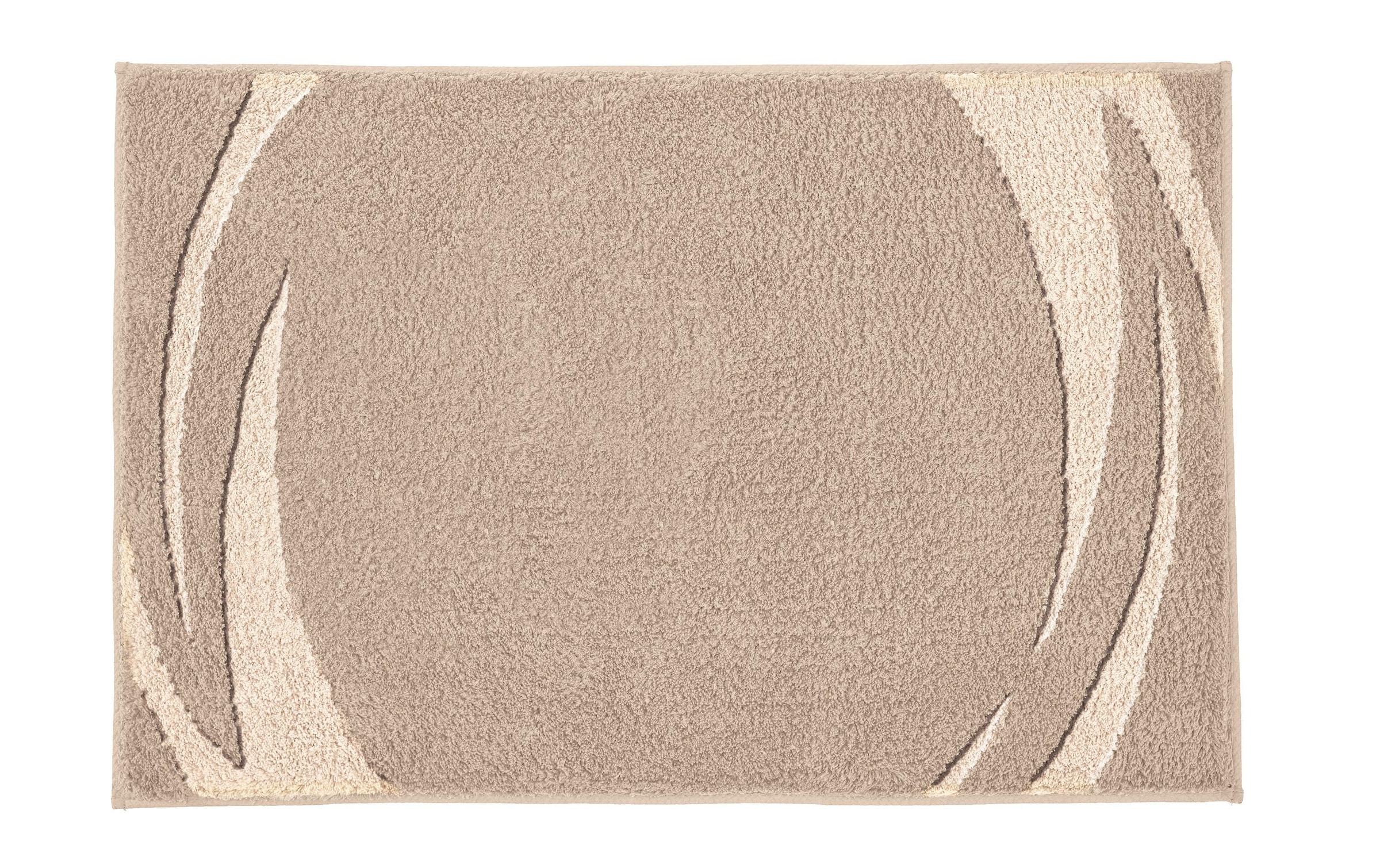 Kleine Wolke Badematte »»Mystic«, Badvorleger, Badezimmer Teppich« Höhe 25 mm rutschhemmend beschichtet fussbodenheizungsgeeignet Badteppich, modernes Design, Hoch-Tief Effekt, rechteckig & rund