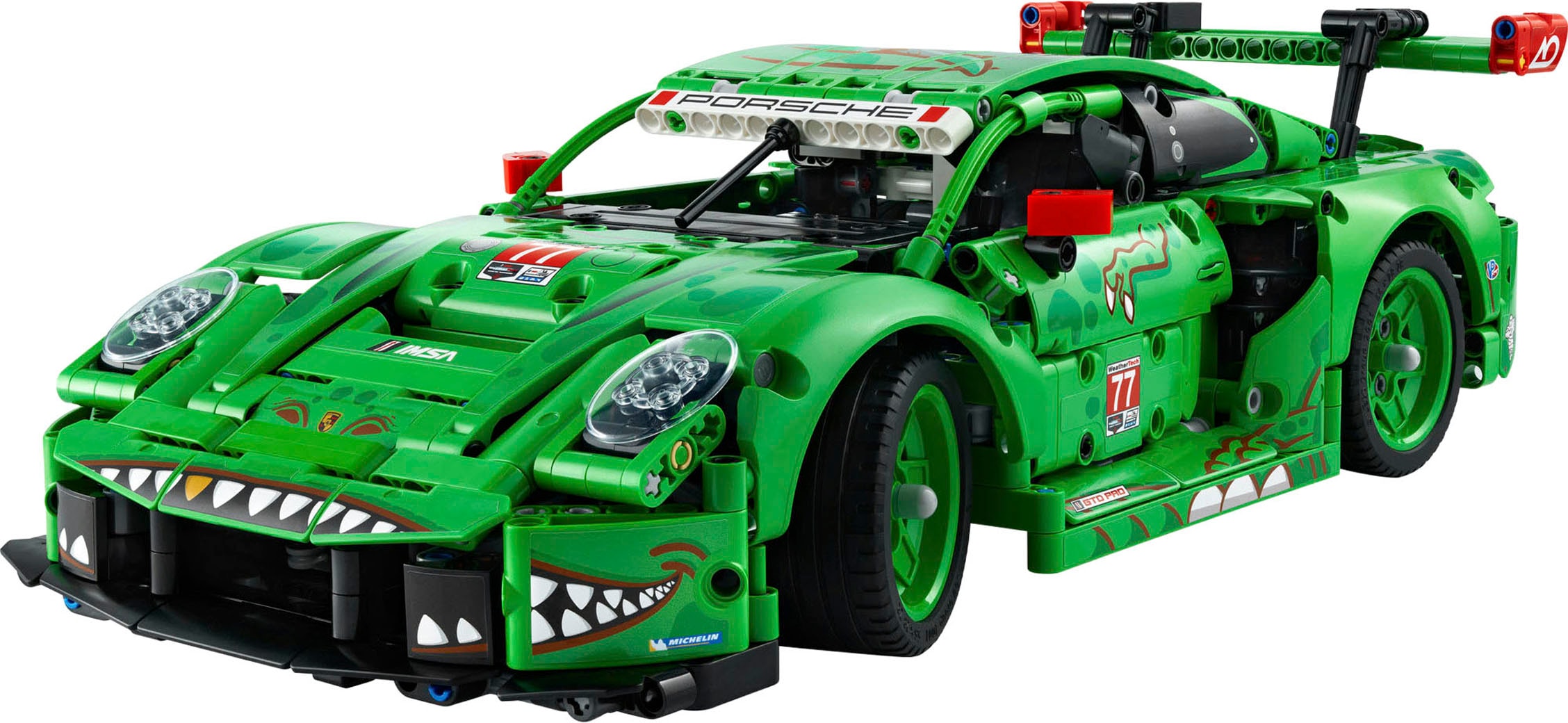 LEGO® Konstruktionsspielsteine »Porsche 911 GT3 R REXY AO Racing Rennwagen (42224), LEGO Technic«