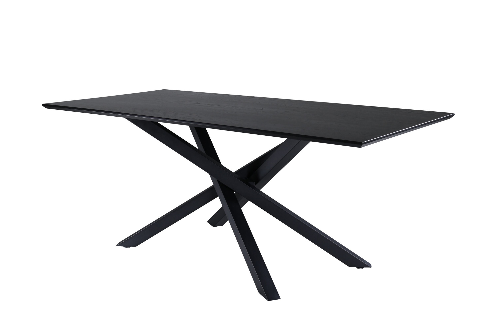 Venture Home Esstisch »Piazza, rechteckiger Esstisch mit Stahlgestell, 180 × 90 cm« Esszimmertisch, MDF, Furnier, Stahlgestell, rechteckig, edel