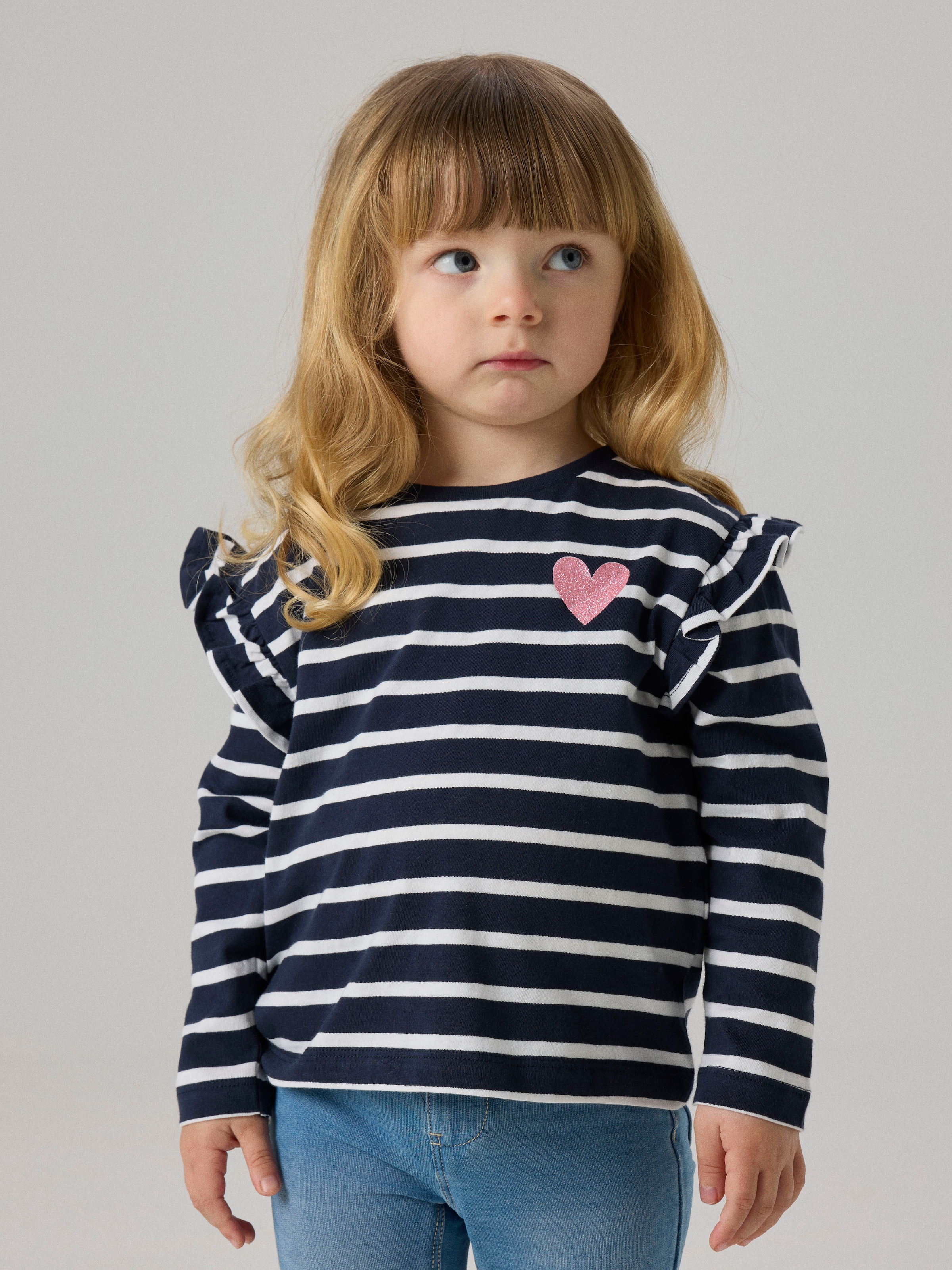 Name It T-shirt »NMFTOVELINA 2P LS NREG TOP PB« Paquet, 2
