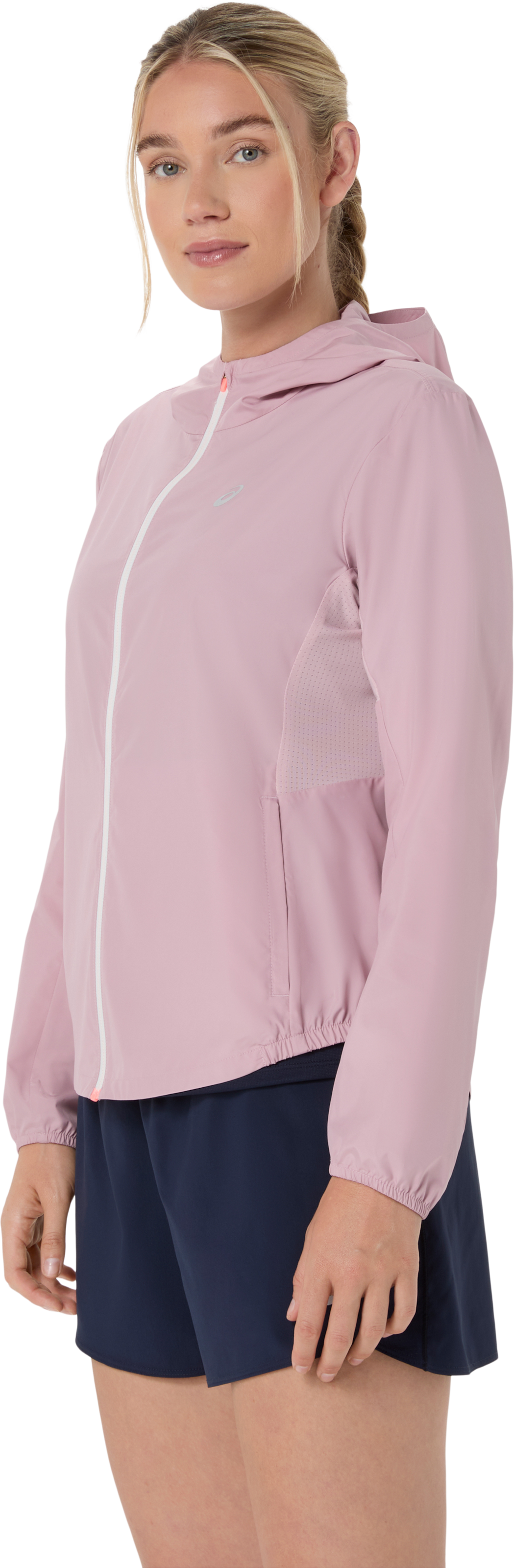 Asics Veste de course à pied »ASICS CORE JACKET« avec capuche déperlant, coupe-vent, respirant