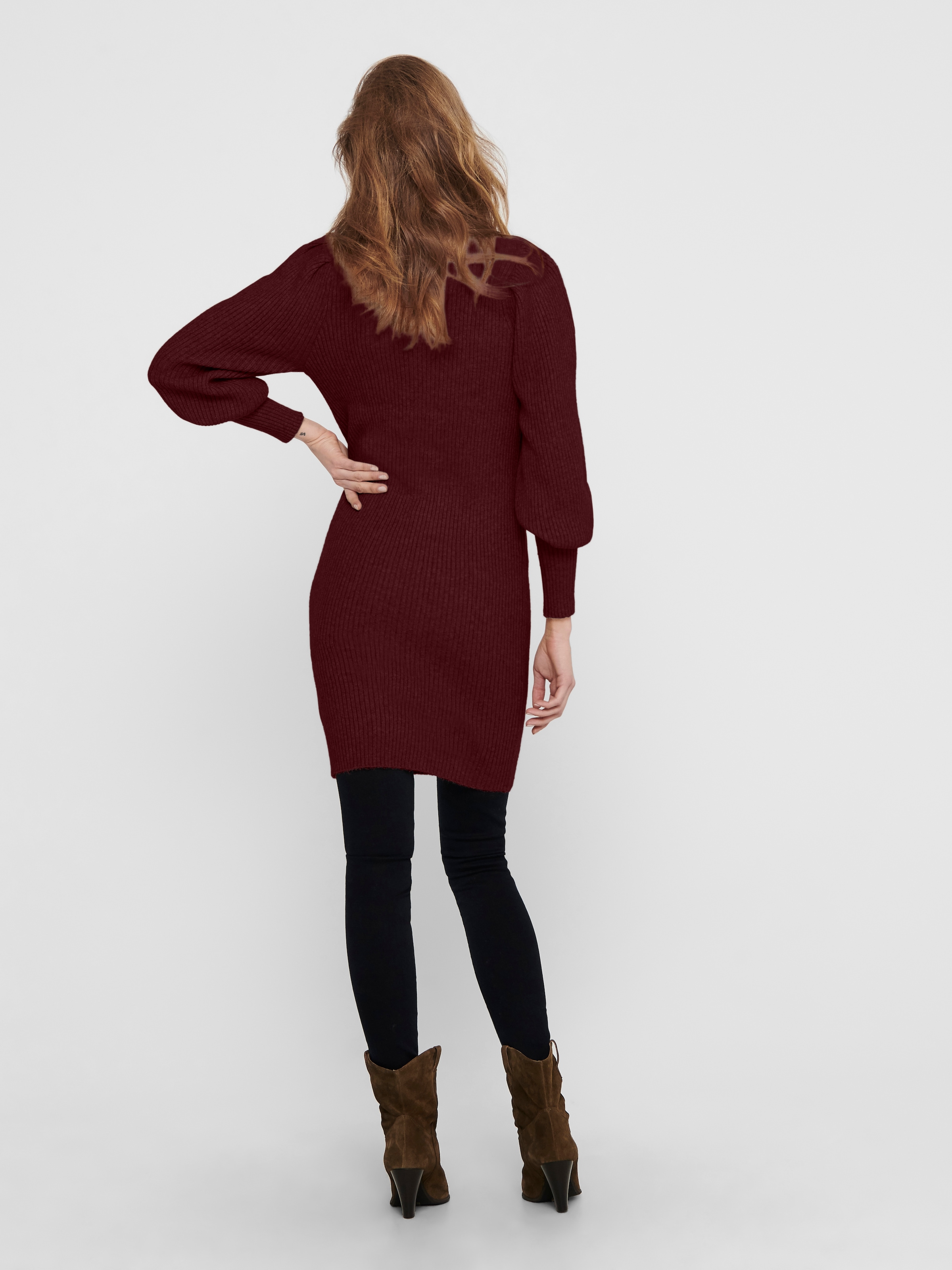 ONLY Robe en tricot »ONLKATIA L/S DRESS KNT NOOS« mélange de viscose