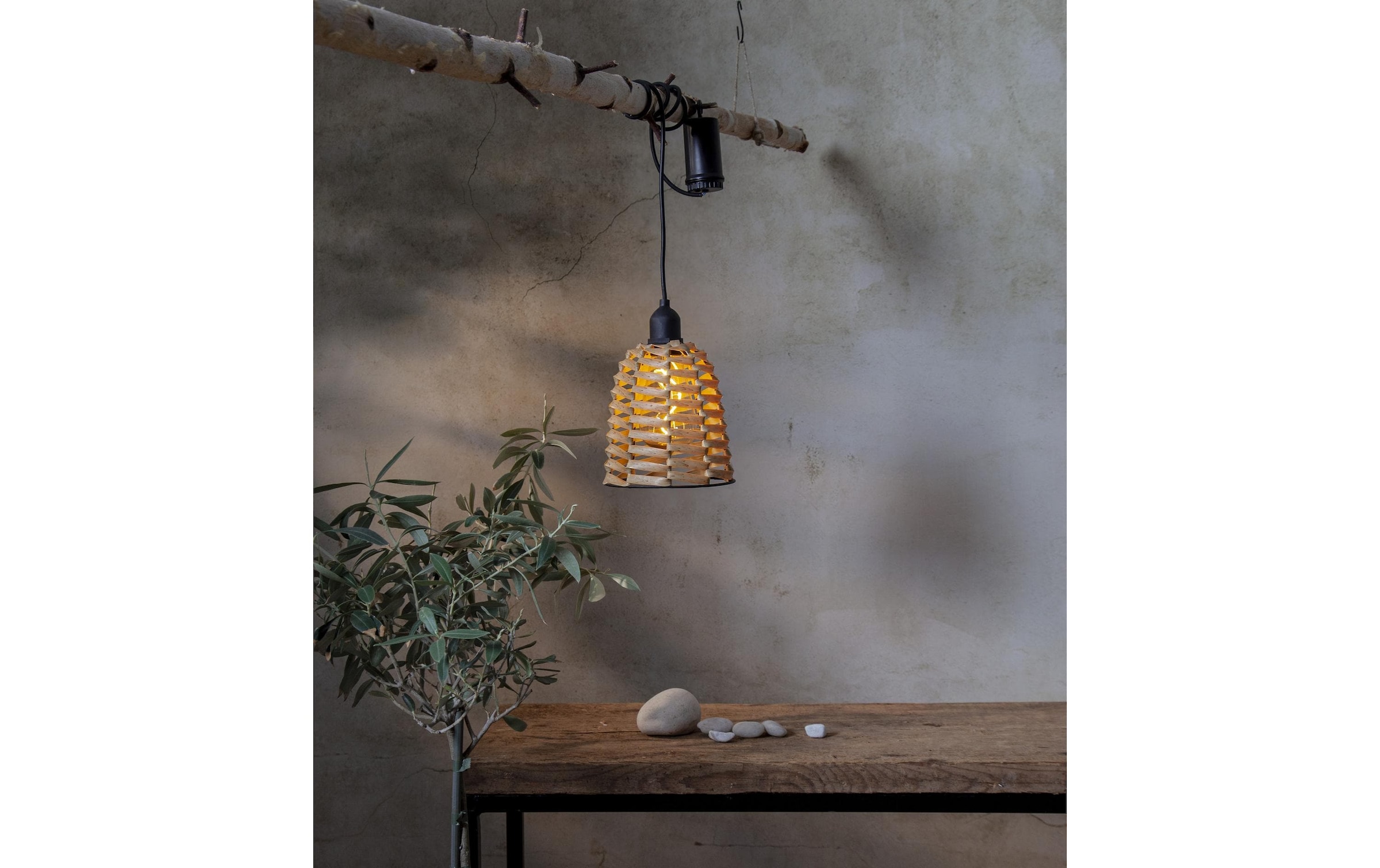 Parforce Traditional Hunting Pendelleuchte »Star Trading Twine B« Warmweiss