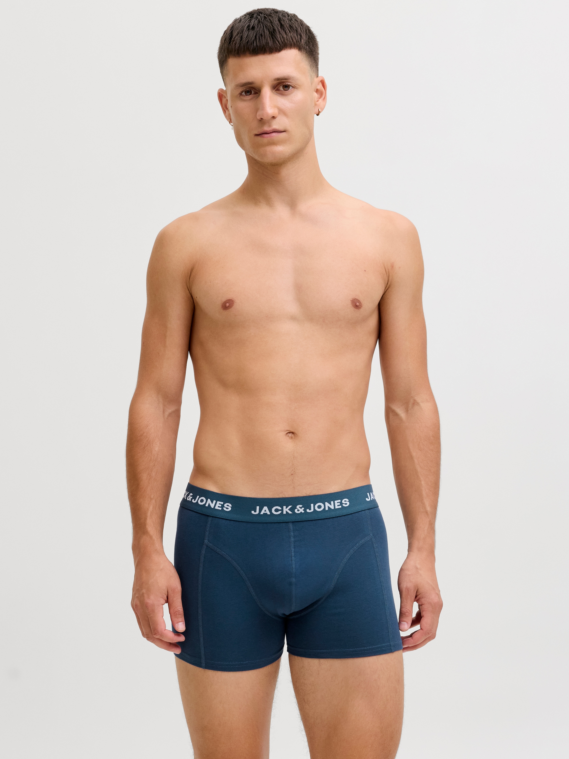 Jack & Jones Trunk »JACBOLT SOLID TRUNKS 12 PACK« Packung, 12 Stk. Baumwollmischung, elastischer Bund