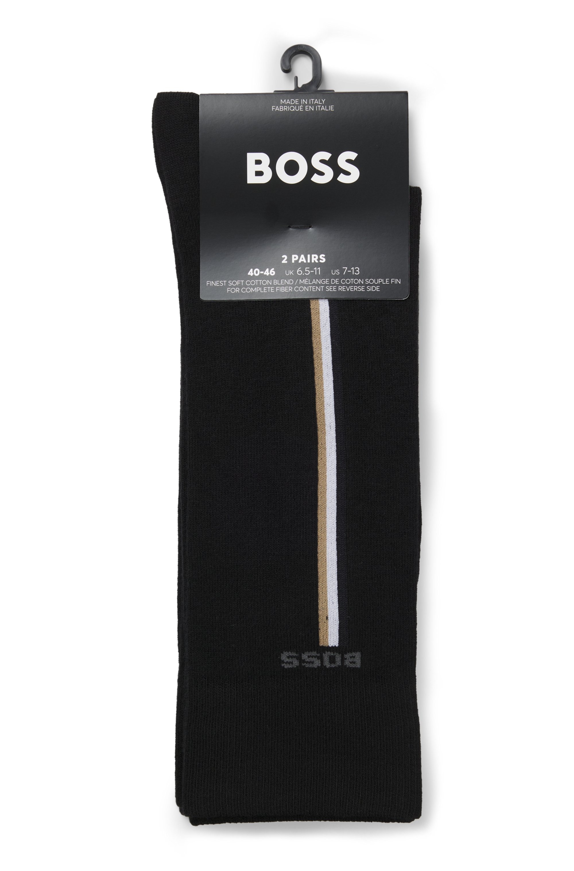 BOSS Chaussettes d'affaires »2P RS  Iconic CC« 2 Couple tlg. mit Kontraststreifen an der Seite