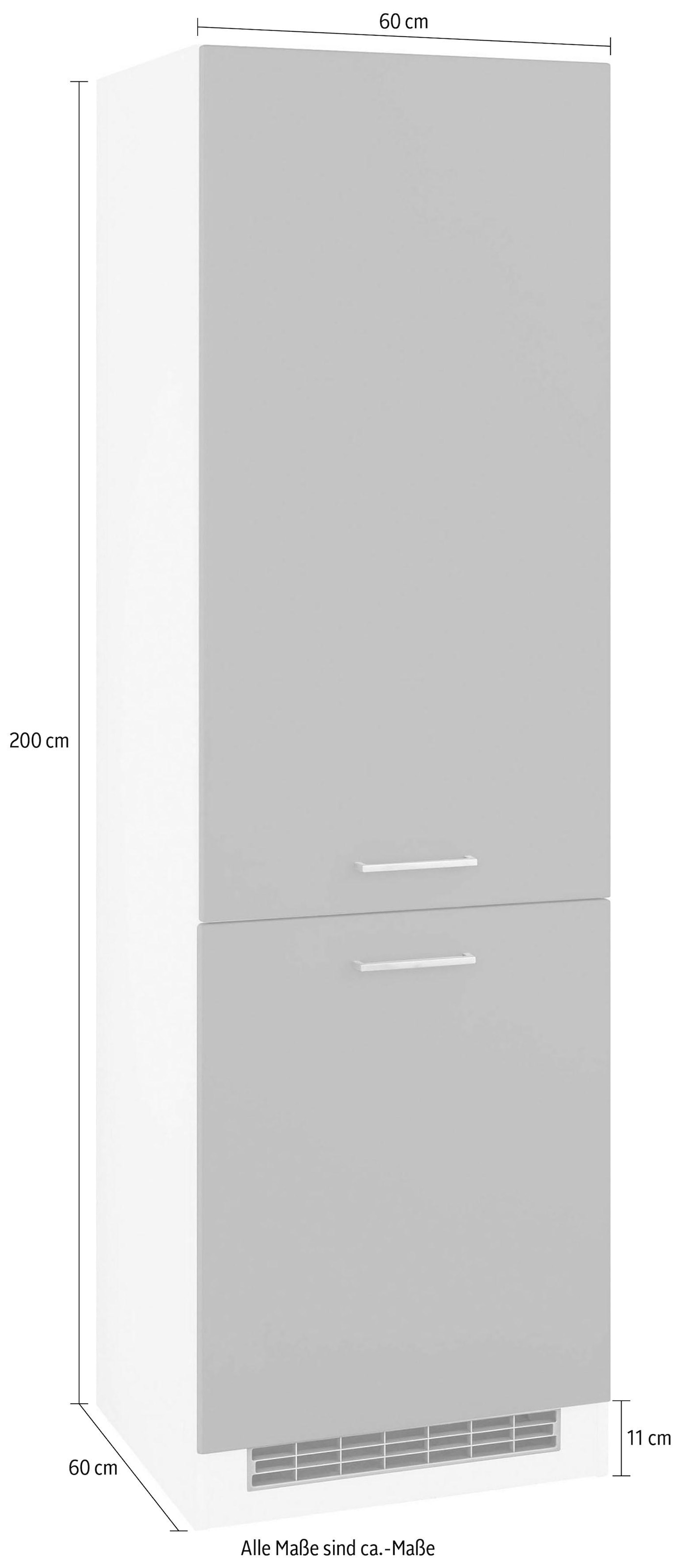 KOCHSTATION Armoire réfrigérée encastrable »KS-Visby« pour grand réfrigérateur ou combiné réfrigérateur/congélateur, niche 178 cm