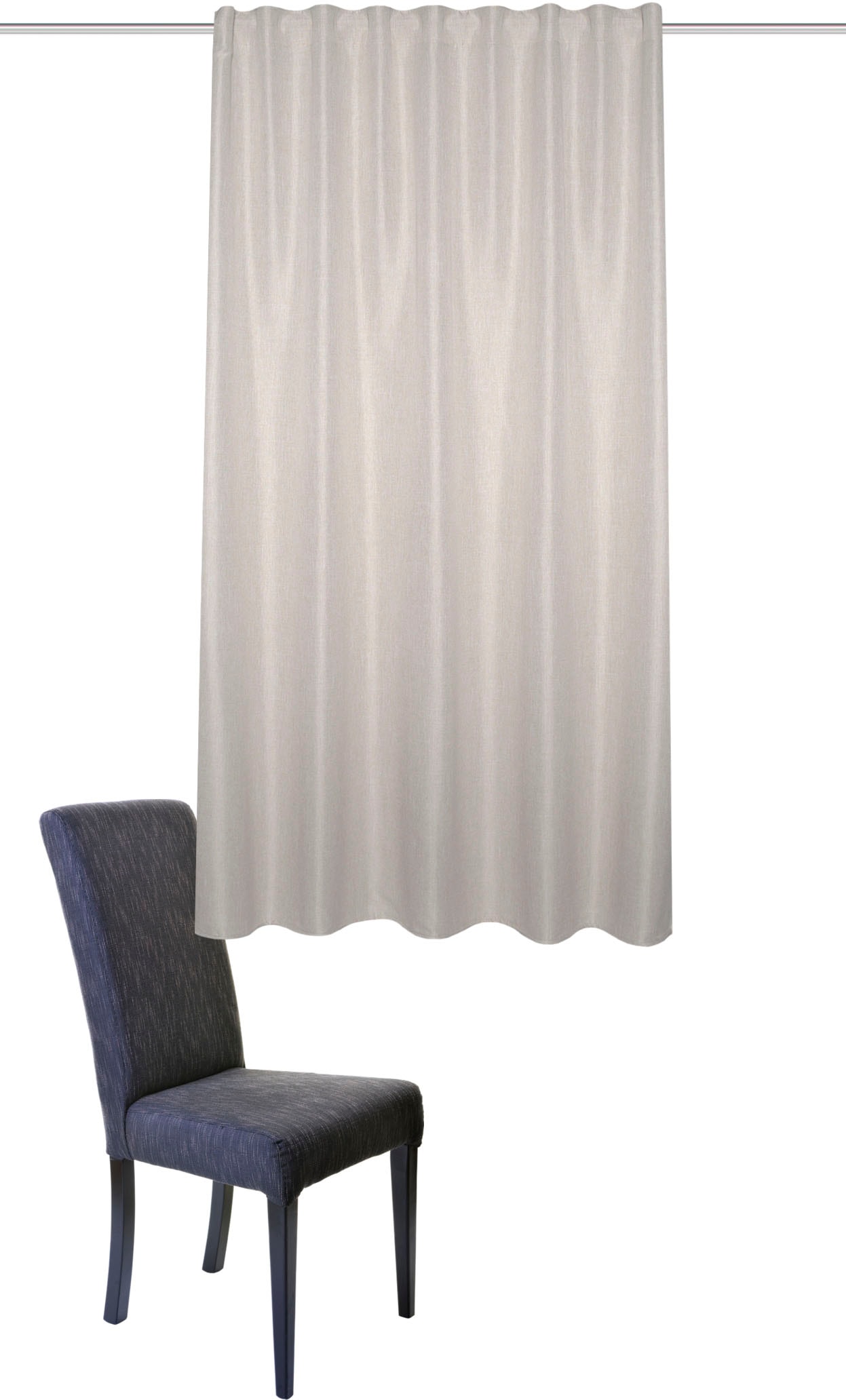 HOME WOHNIDEEN Gardine »OXFORD« Multifunktionsband 2 Stk. tlg. blickdicht