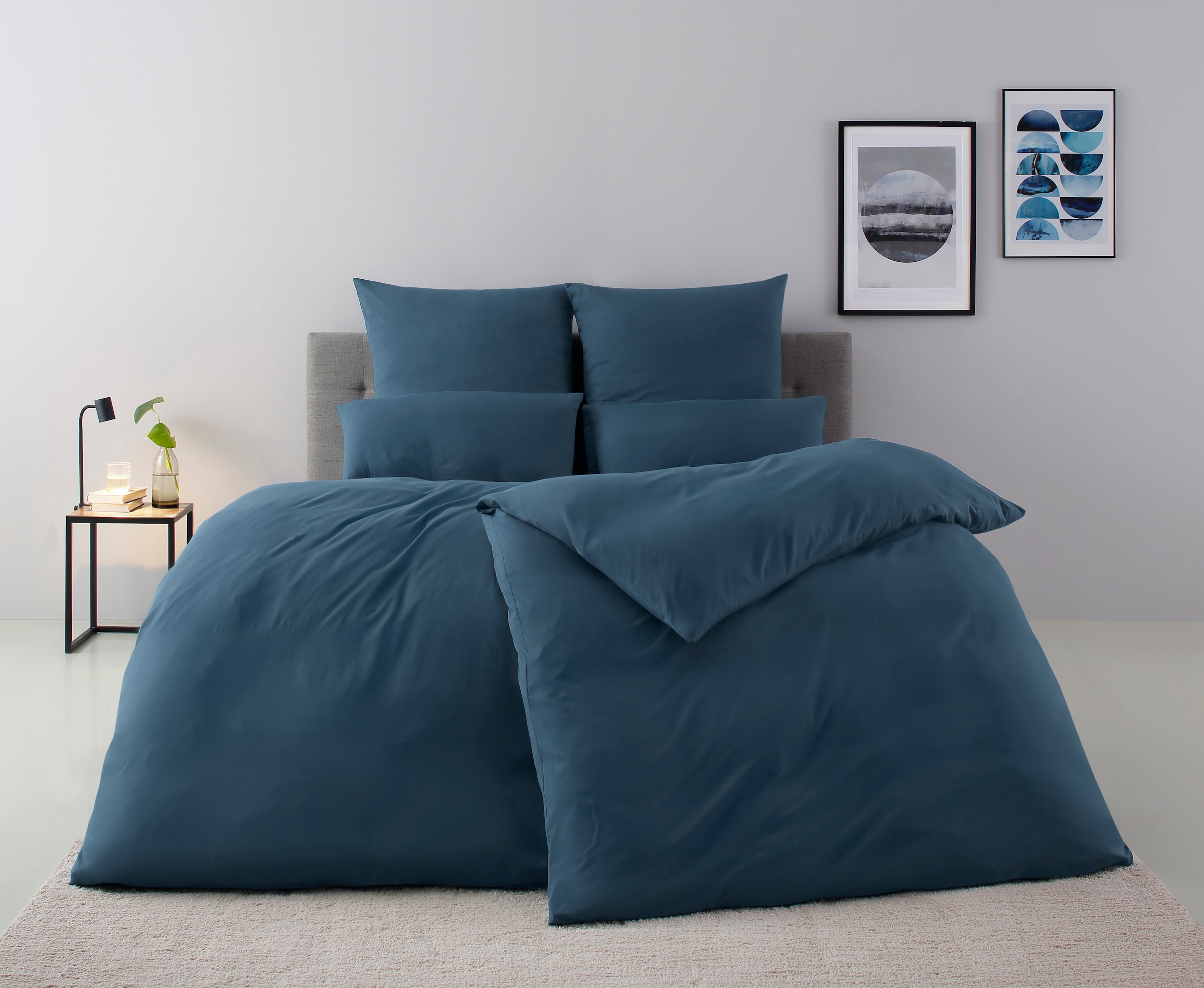 GOODproduct Bettwäsche »Desner 100% Microfaser, extra weich, allergikerfreundlich« 2 Premium Qualität, uni, schnell trocknend, pflegeleicht, ab 135x200 cm