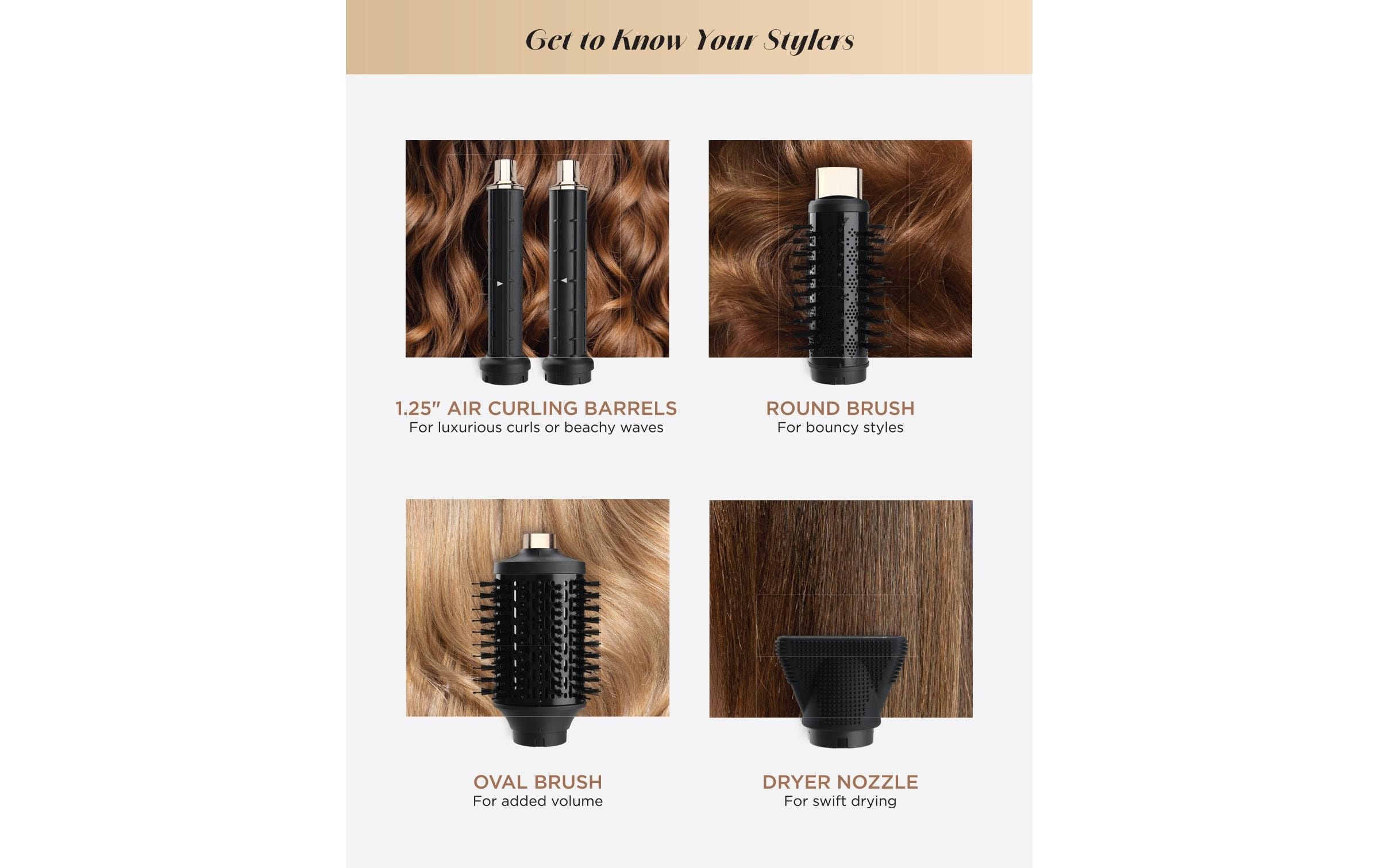   Warmluftbürste »chi Lava AirGlam 1300 W«