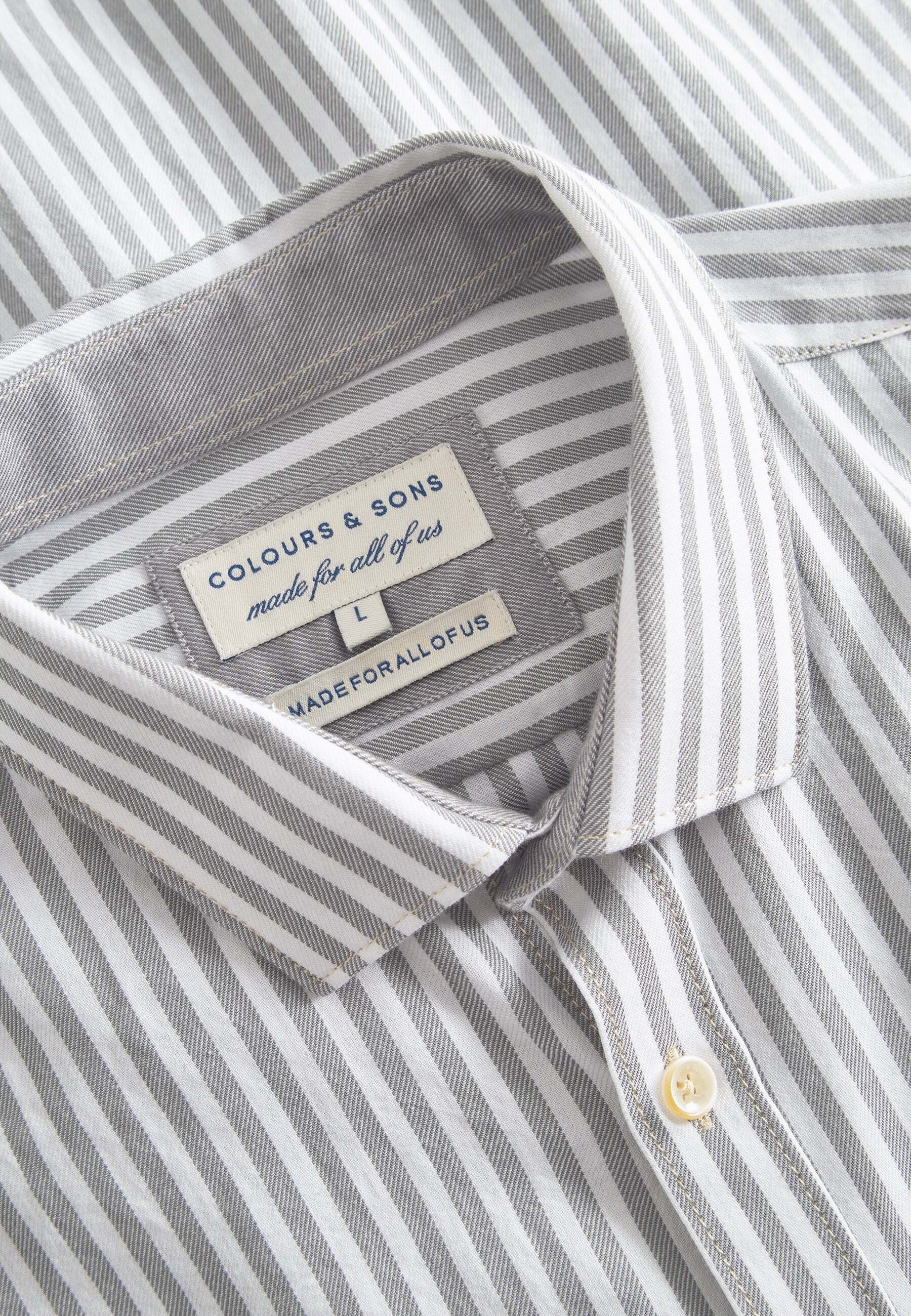 colours & sons Chemise à manches longues »colours & sons Langarmhemd Shirt Brushed Twill Stripes«