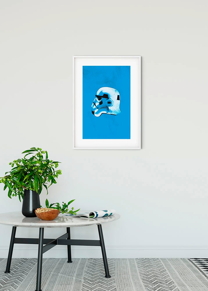 Komar Image »Star Wars Classic Helmets Stormtrooper« 1 cuis tlg. Wandbild zur Dekoration im Kinderzimmer - ohne Rahmen