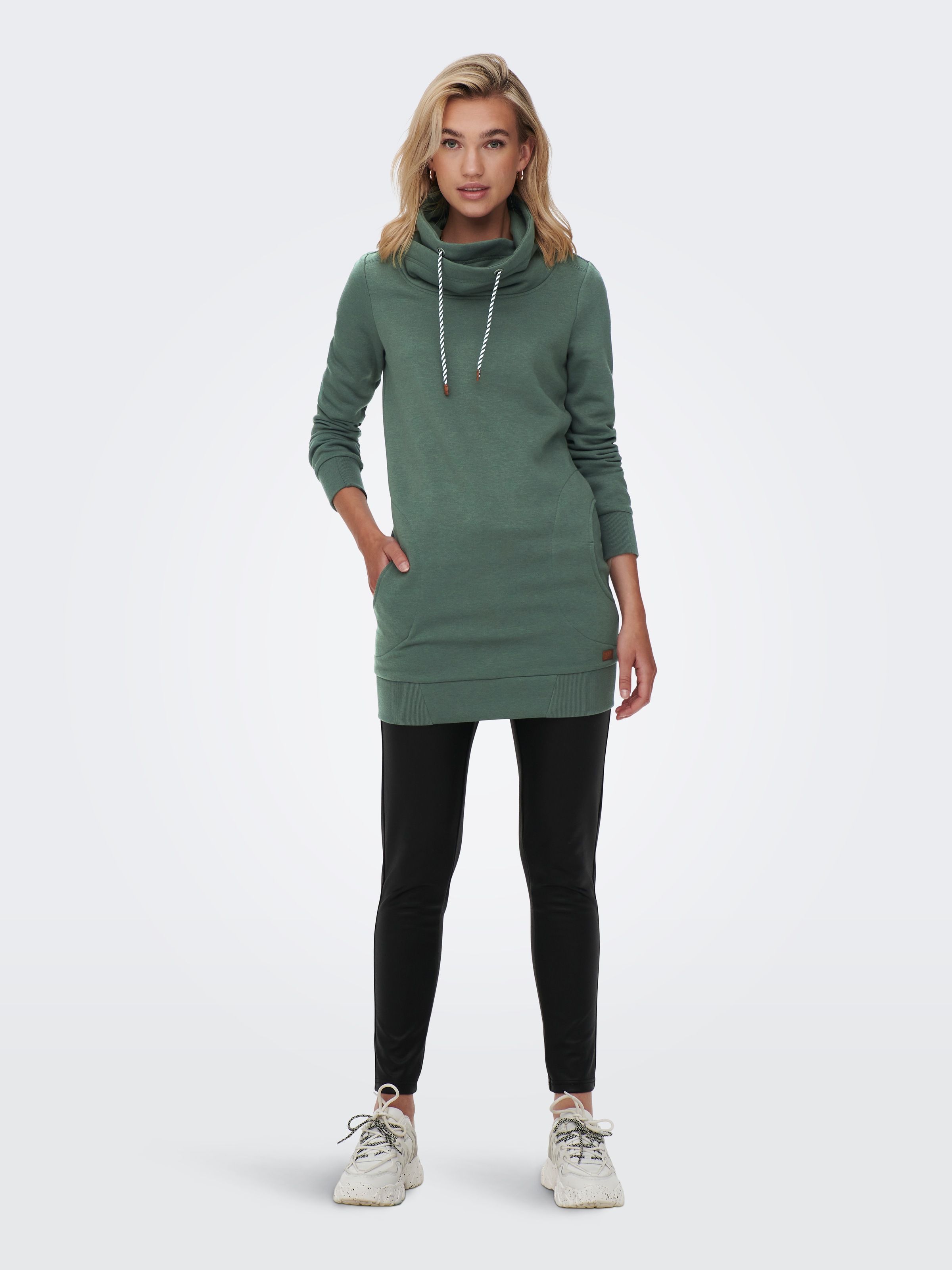 ONLY Sweatshirt »ONLBETTE L/S LONG HIGH NECK SWT«
