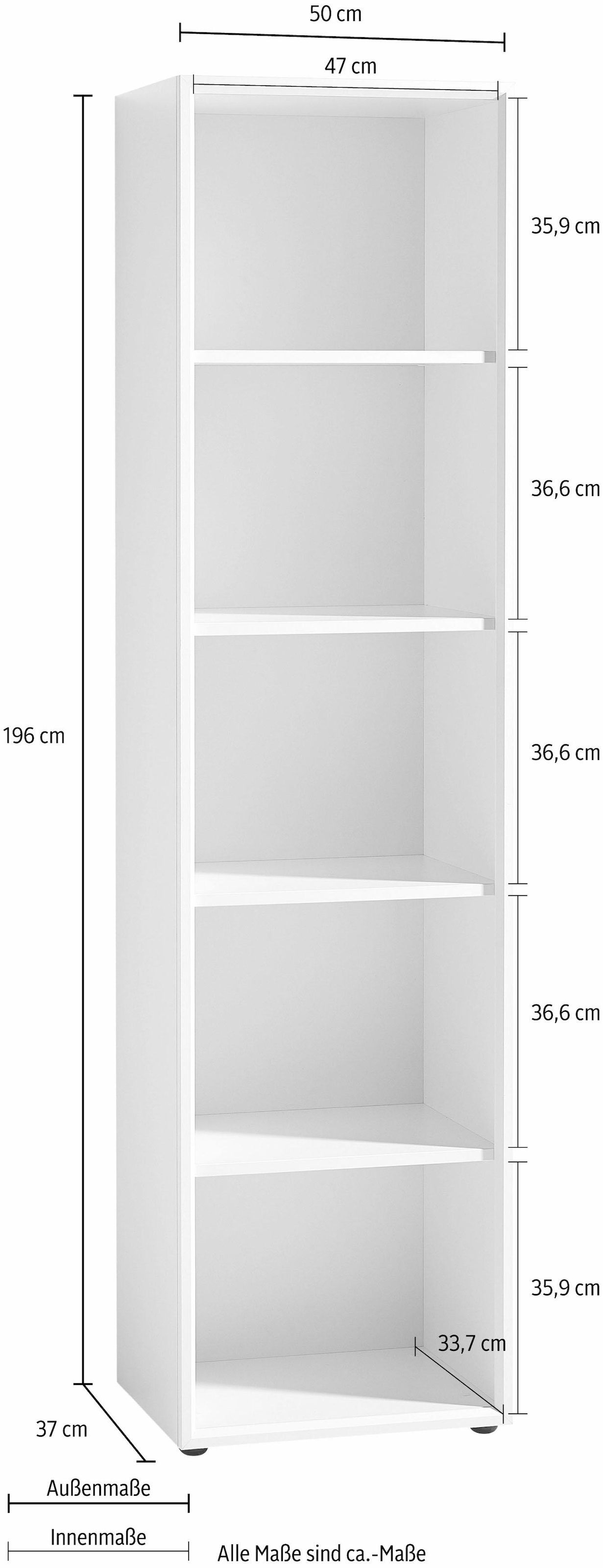 GERMANIA Aktenregal »GW-Monteria« in 2 Höhen, Fächer mit Ordnerhöhe, Breite 50 cm, Made in Germany