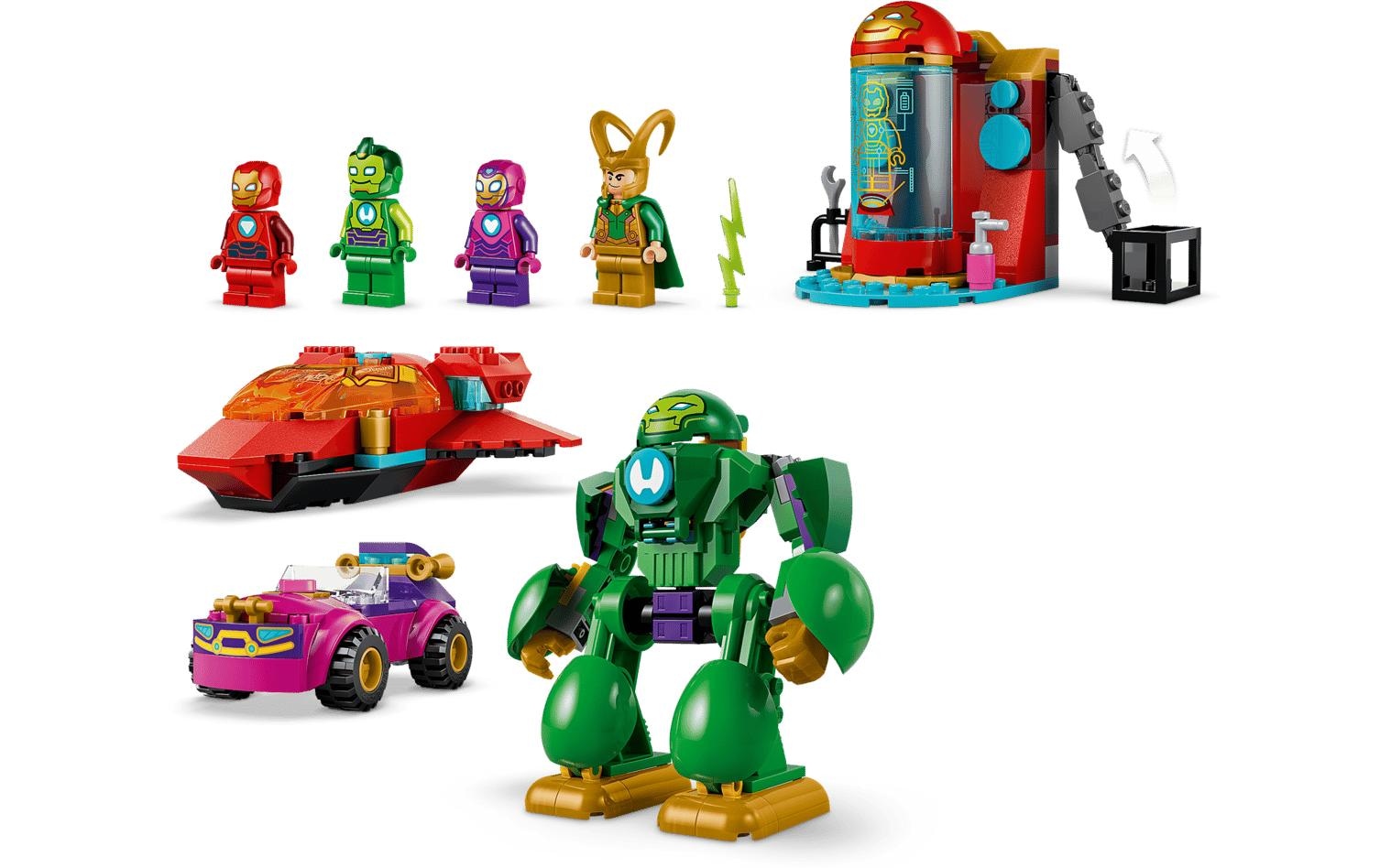 LEGO® Pions de construction »Loki vs. Team Iron Man (11211), LEGO Disney Junior Marvel« fabriqué en Europe