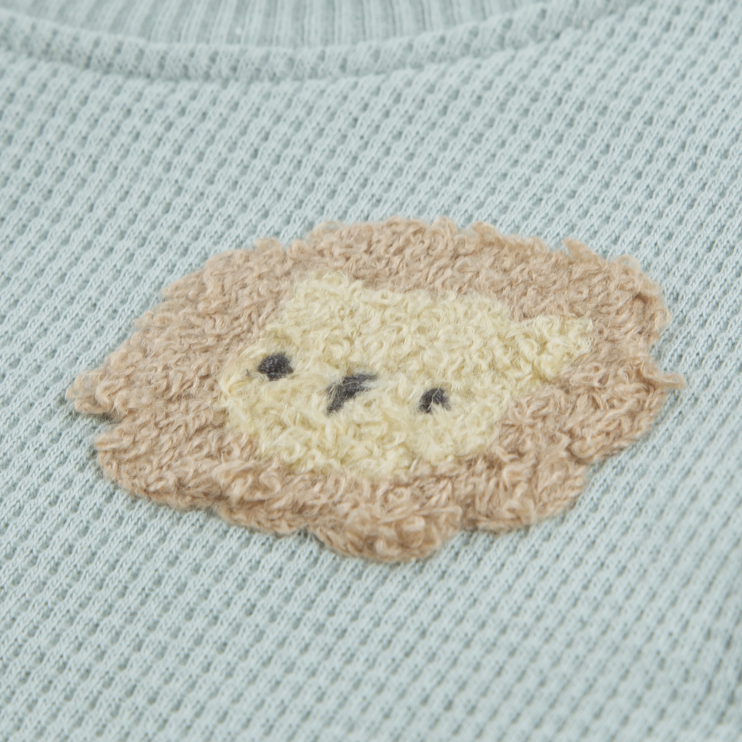 HUGGIES babywear Shirt & Hose »HUGB SHORT SET« Set, 2 mit süsser Tierapplikation, Baumwolle