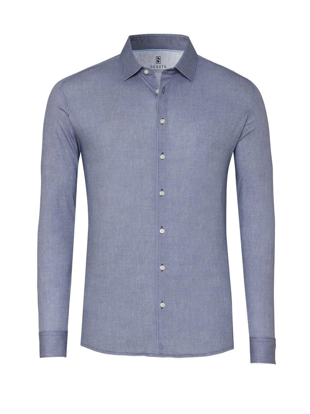 DESOTO Langarmhemd »Jerseyhemd Casual Kent«