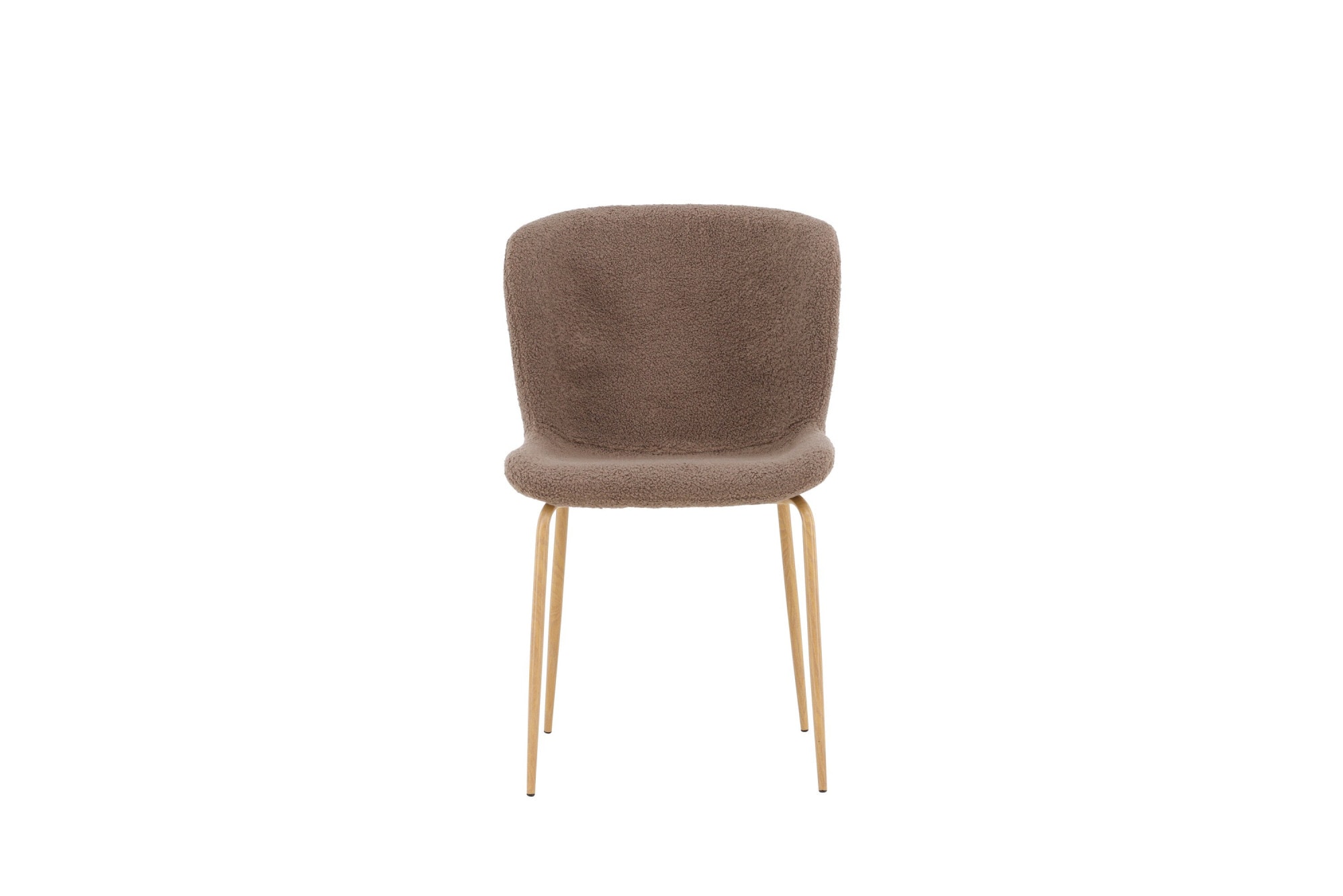 Venture Home Chaise de salle à manger »Modesto, 2er-Set Esszimmerstühle Teddy mit Stahlbeinen« () 2 cuischaise rembourrée, revêtement en tissu, pieds en acier, chaude, accueillante, douce