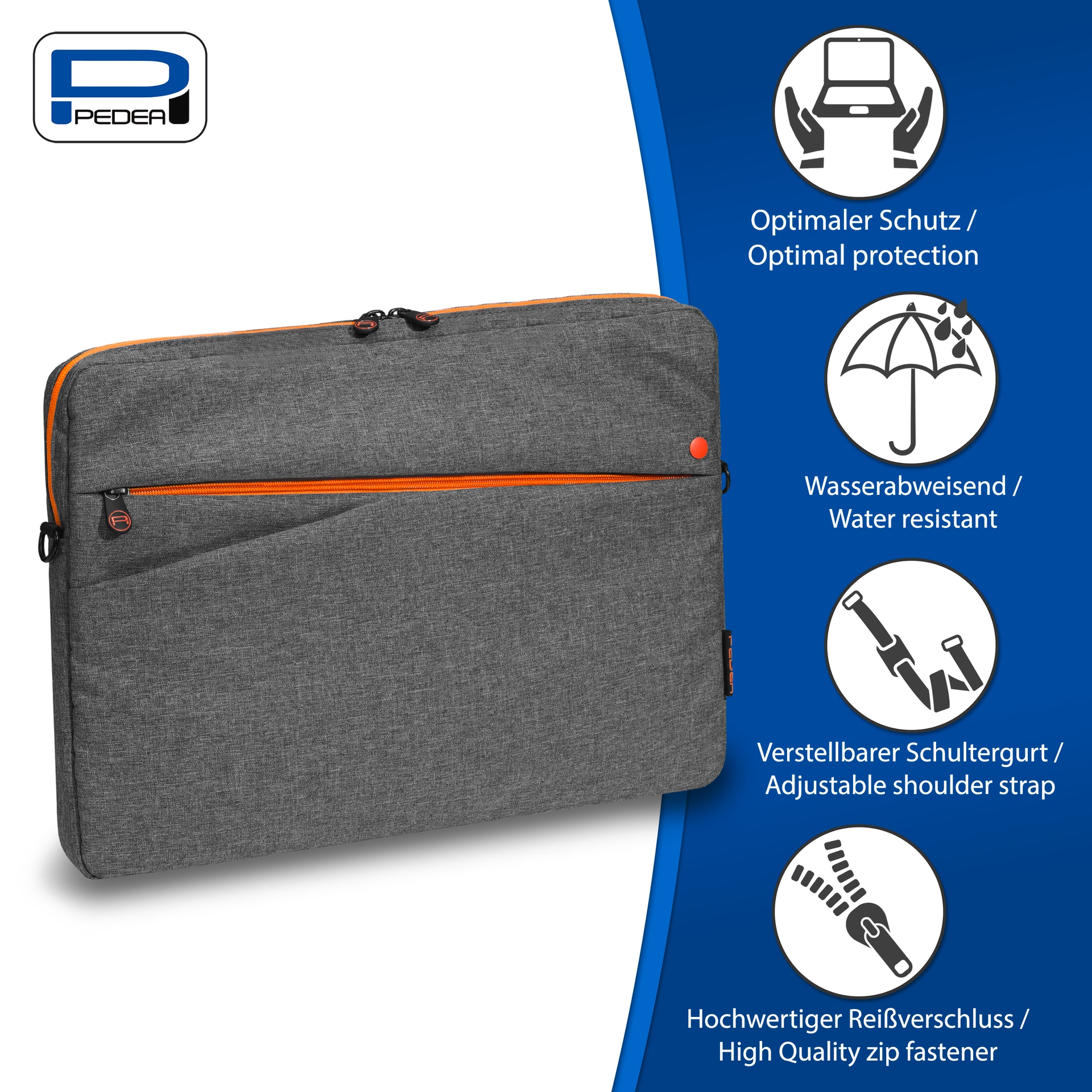 PEDEA Laptoptasche »Notebooktasche Fashion bis 17,3 (43,9cm)«