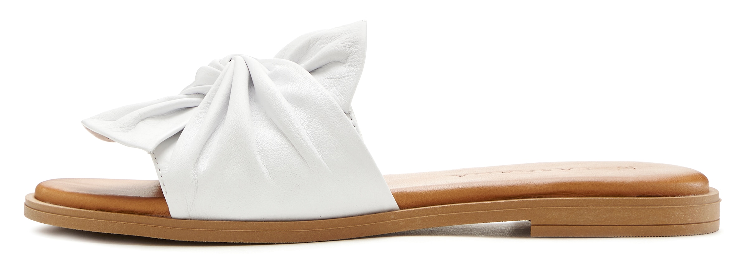 LASCANA Pantolette »Mule, Sandale, offener Schuh, Sommerschuh,«  aus Leder