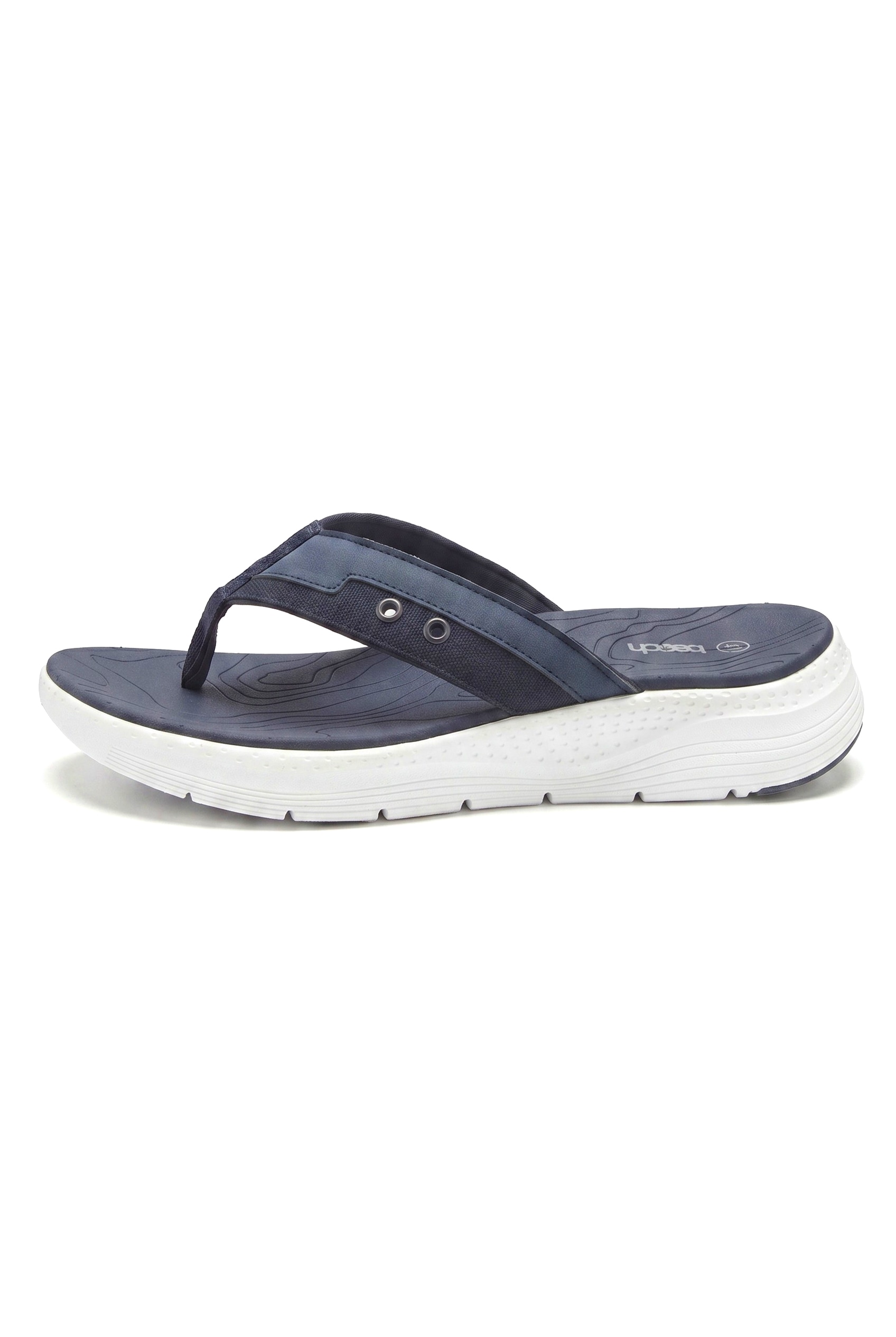 Beachtime Séparateur d'orteils de bain »Badelatsche, Flip Flop, Sommerschuhe, Badepantolette, Badeschlappe«  NEU Pantolette mit wasserabweisender und leichter Sohle VEGAN