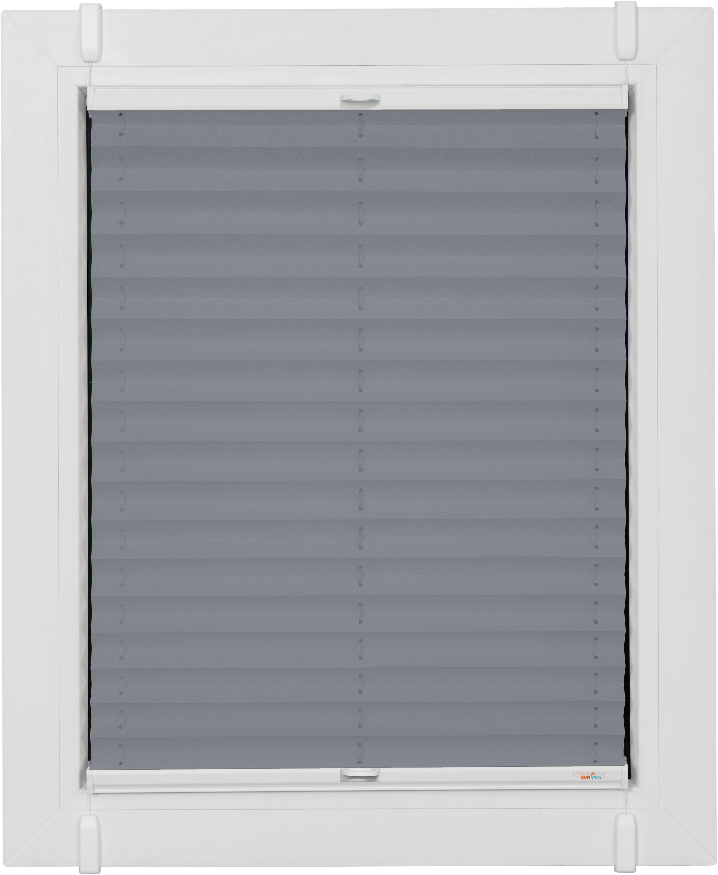 sunlines Plissee »Classic Style Crepe« Lichtschutz ohne Bohren verspannt verspannt mit Simply-Fix Klemmträger, nach Mass