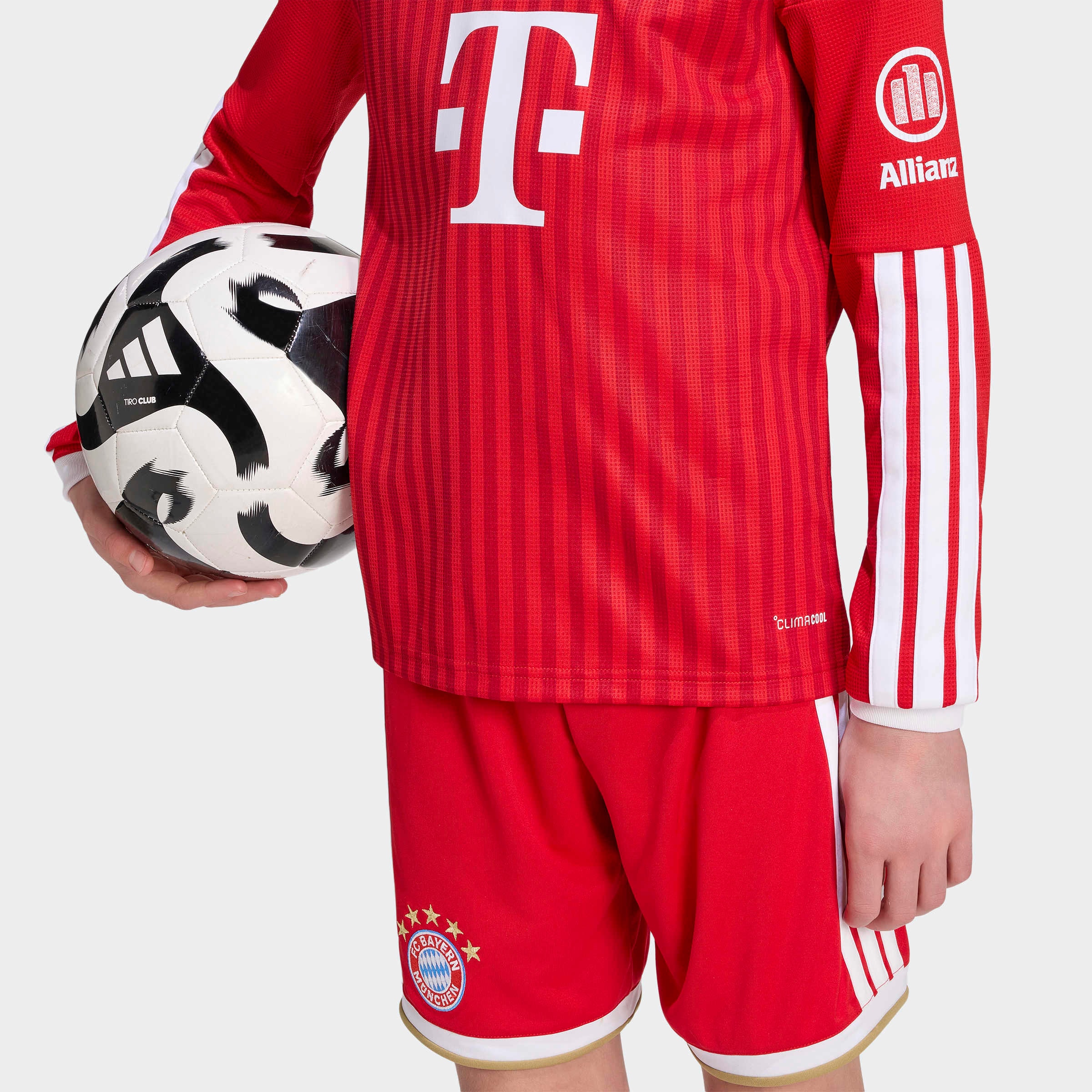 adidas Performance Maillot de foot »FCB H JSY YL« pour enfants, avec technologie Climacool®, col rond