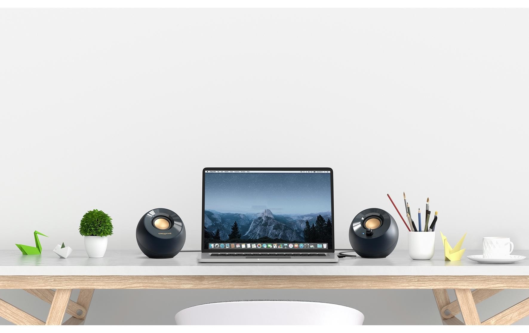 Creative PC-Lautsprecher »Pebble V2« 2.0 ( Lautstärkeregelung 8 W) USB-C