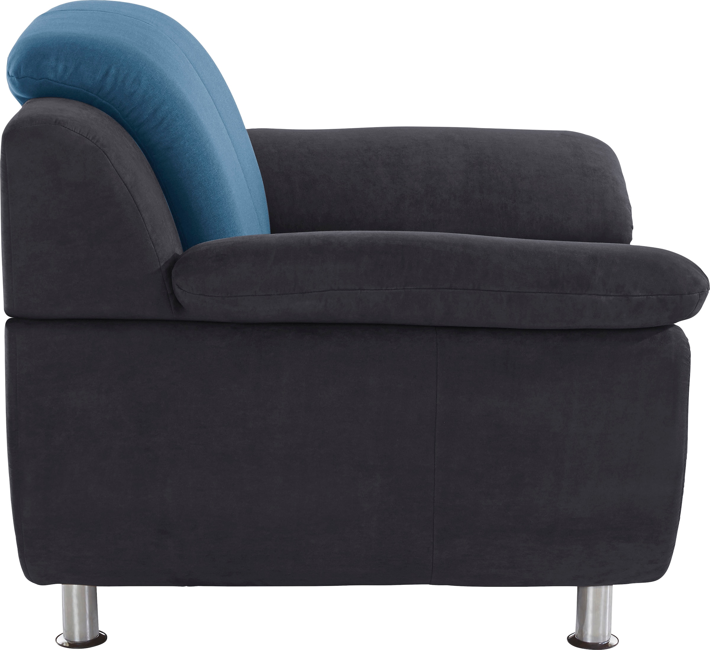 TRENDMANUFAKTUR Sessel »Rondo III 121 cm, Loungesessel« wahlweise mit komfortablem Federkern, mit extra breiten Armlehnen