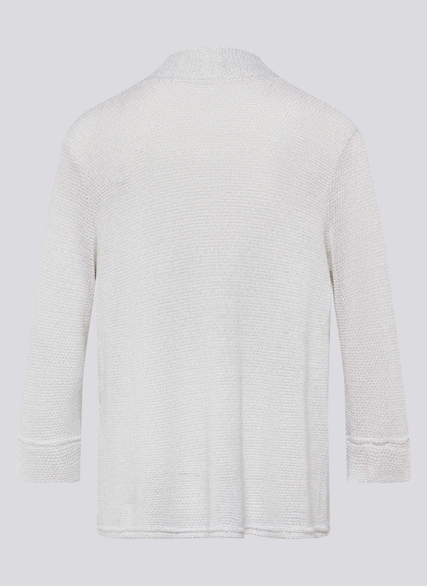 Rabe Strickjacke ohne Verschluss, mit Glitzer-Details