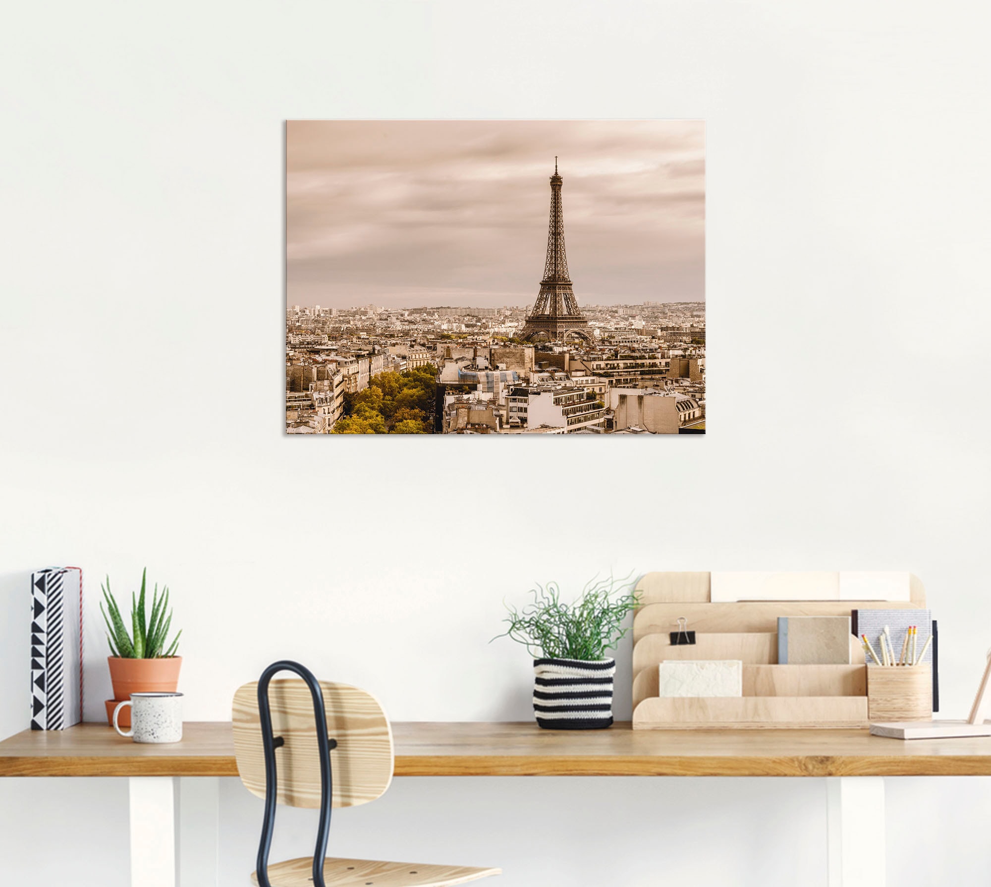 Artland Wandbild »Paris Eiffelturm I« Frankreich 1 Stk. tlg. als Alubild, Outdoorbild, Leinwandbild, Wandaufkleber, versch. Grössen