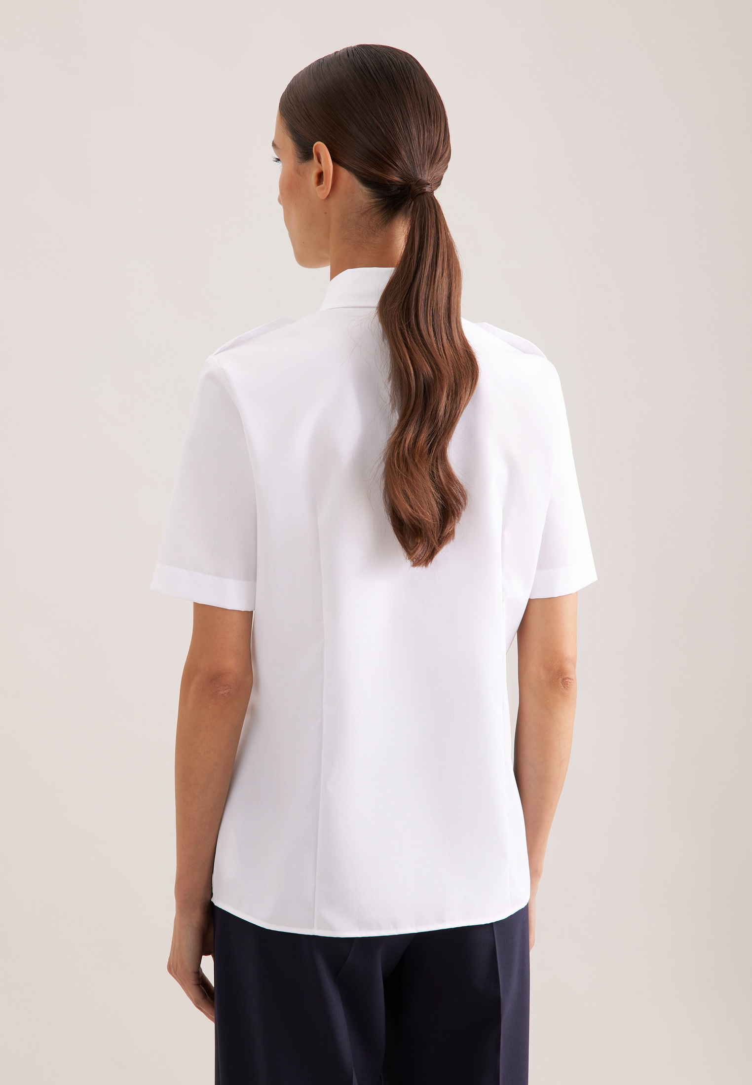 seidensticker Blouse à manches courtes 1/2 Uni