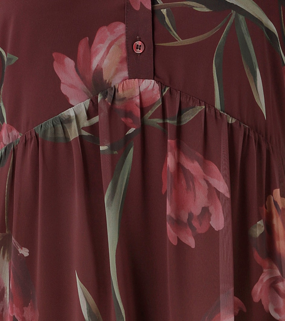 Aniston CASUAL Maxikleid mit grossflächigen, farbharmonischen Blumendruck - NEUE KOLLEKTON