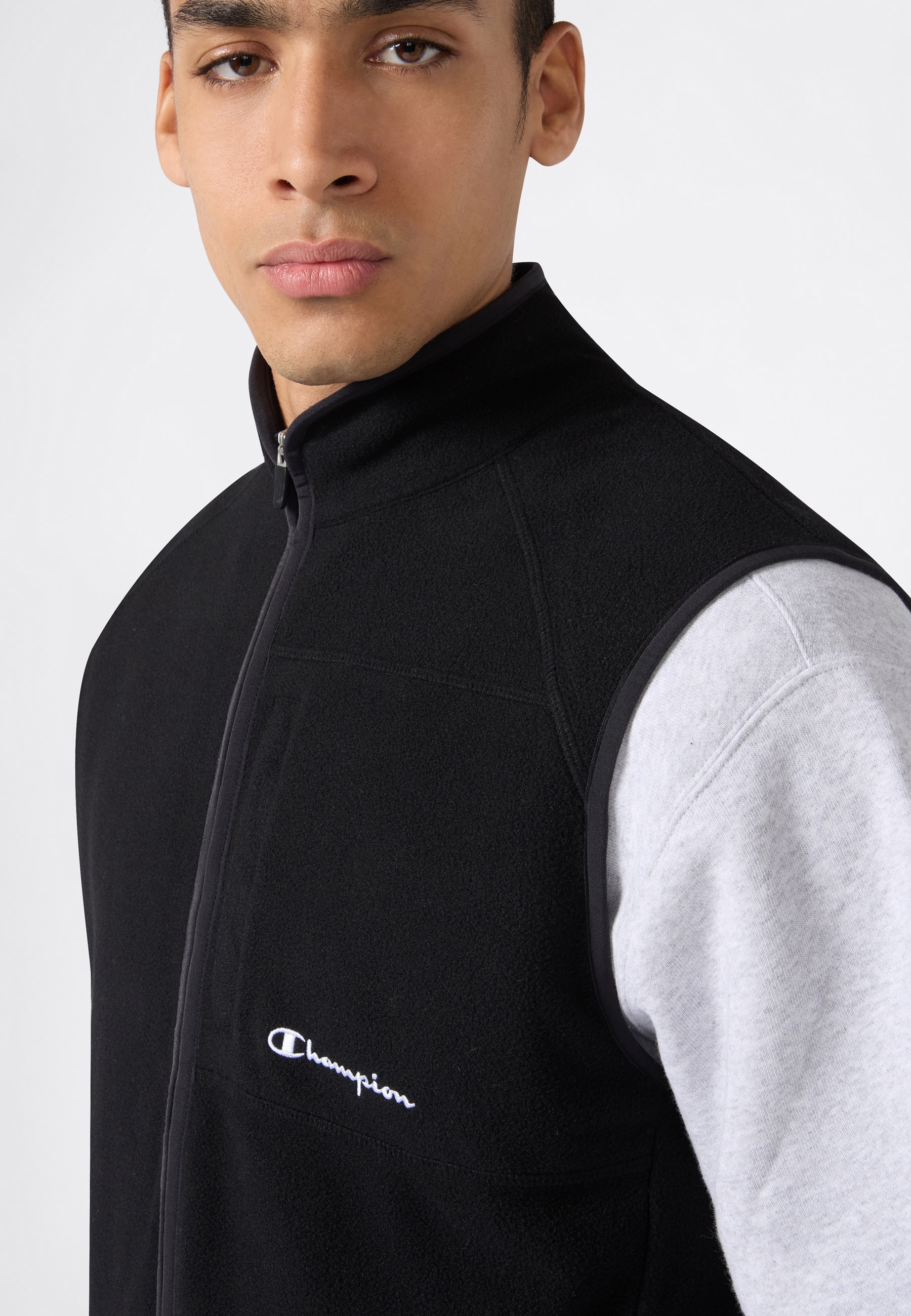 Champion Gilet polaire »SPORTWEAR ZIP-UP VEST Slim Fit Micro Polar« mit Zip-Up-Design, aus Polyester, schmale Silhouette