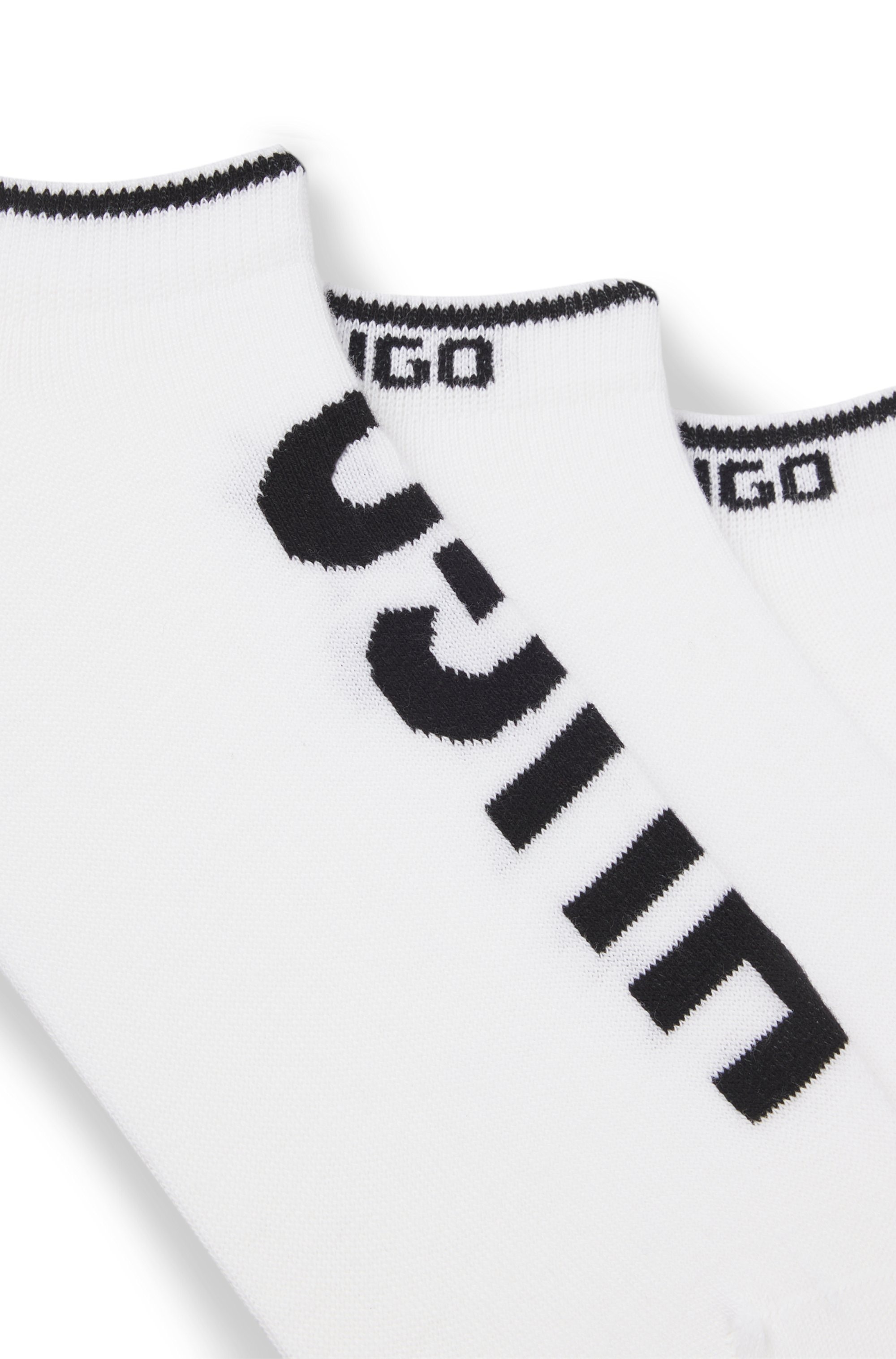 HUGO Underwear Chaussettes de baskets »3P AS LOGO CC« 3 Couple tlg. mit Logodetails