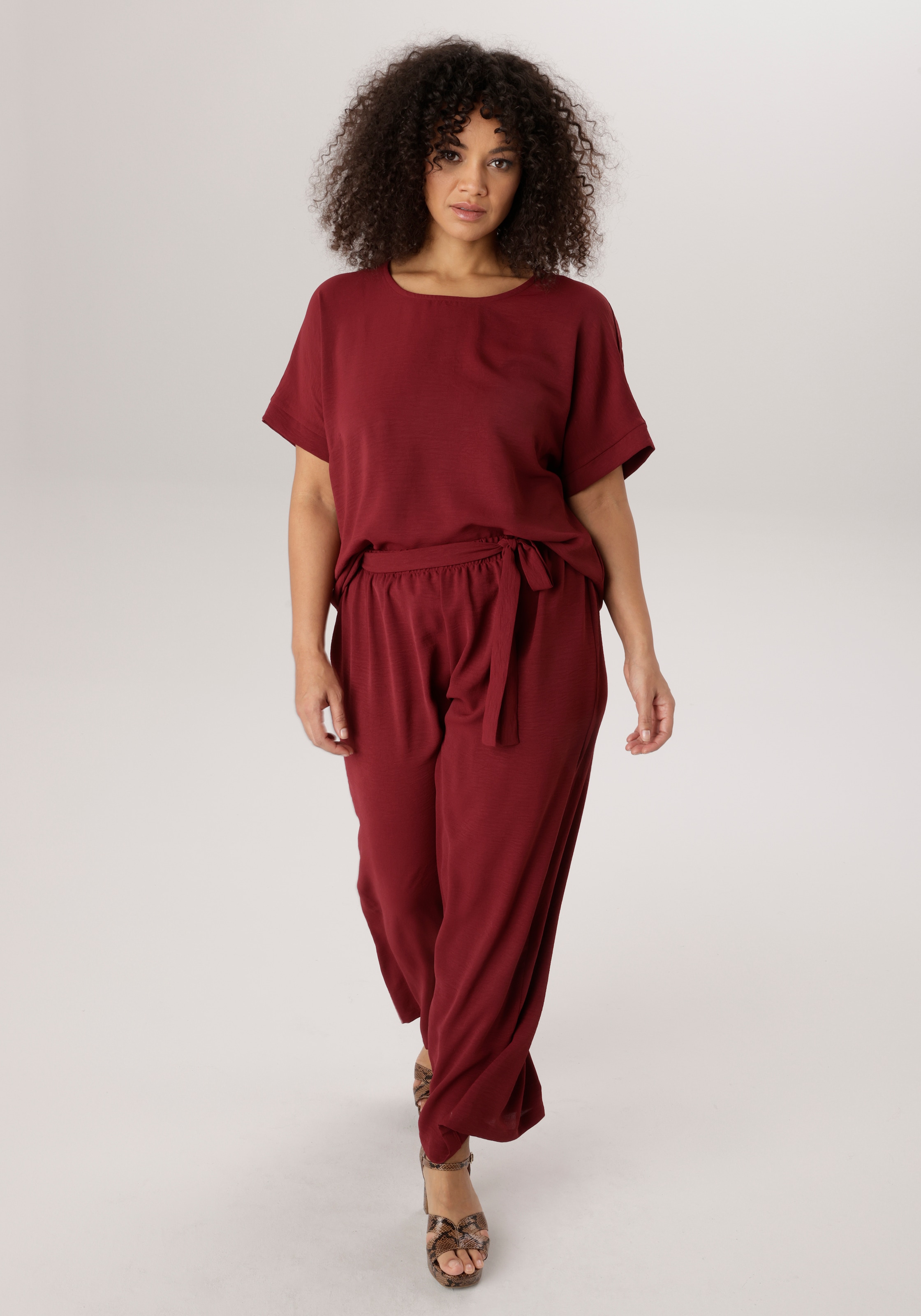 Aniston PLUS Blouse à enfiler in weicher Pique-Qualität - NEUE KOLLEKTION