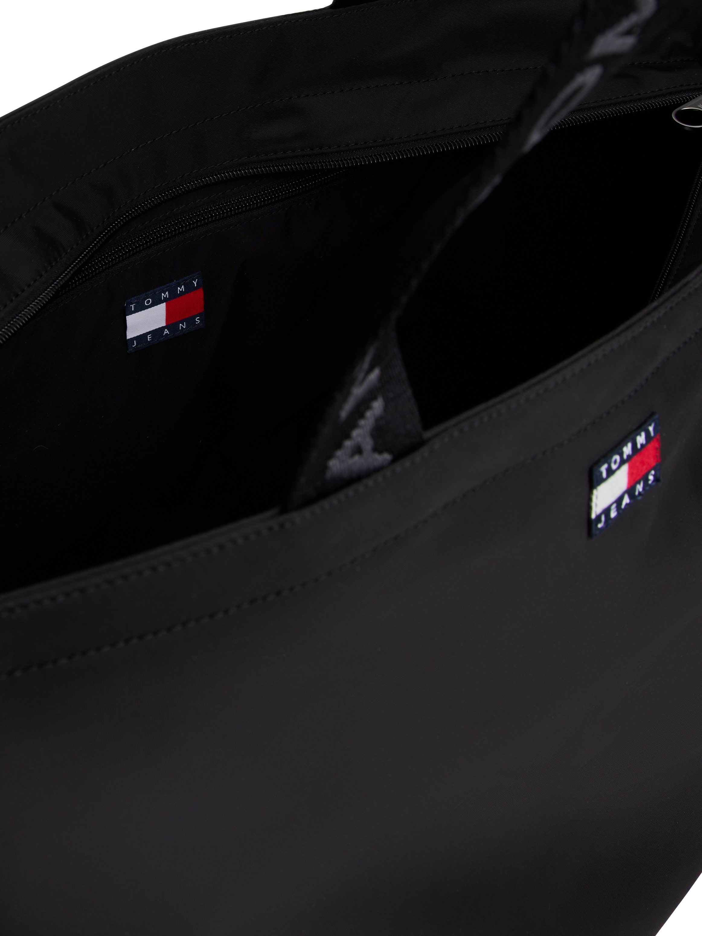 Tommy Jeans Sac de transport »TJW ESS DAILY TOTE« , Damen Umhängetasche, Shopper mit Logoflagge