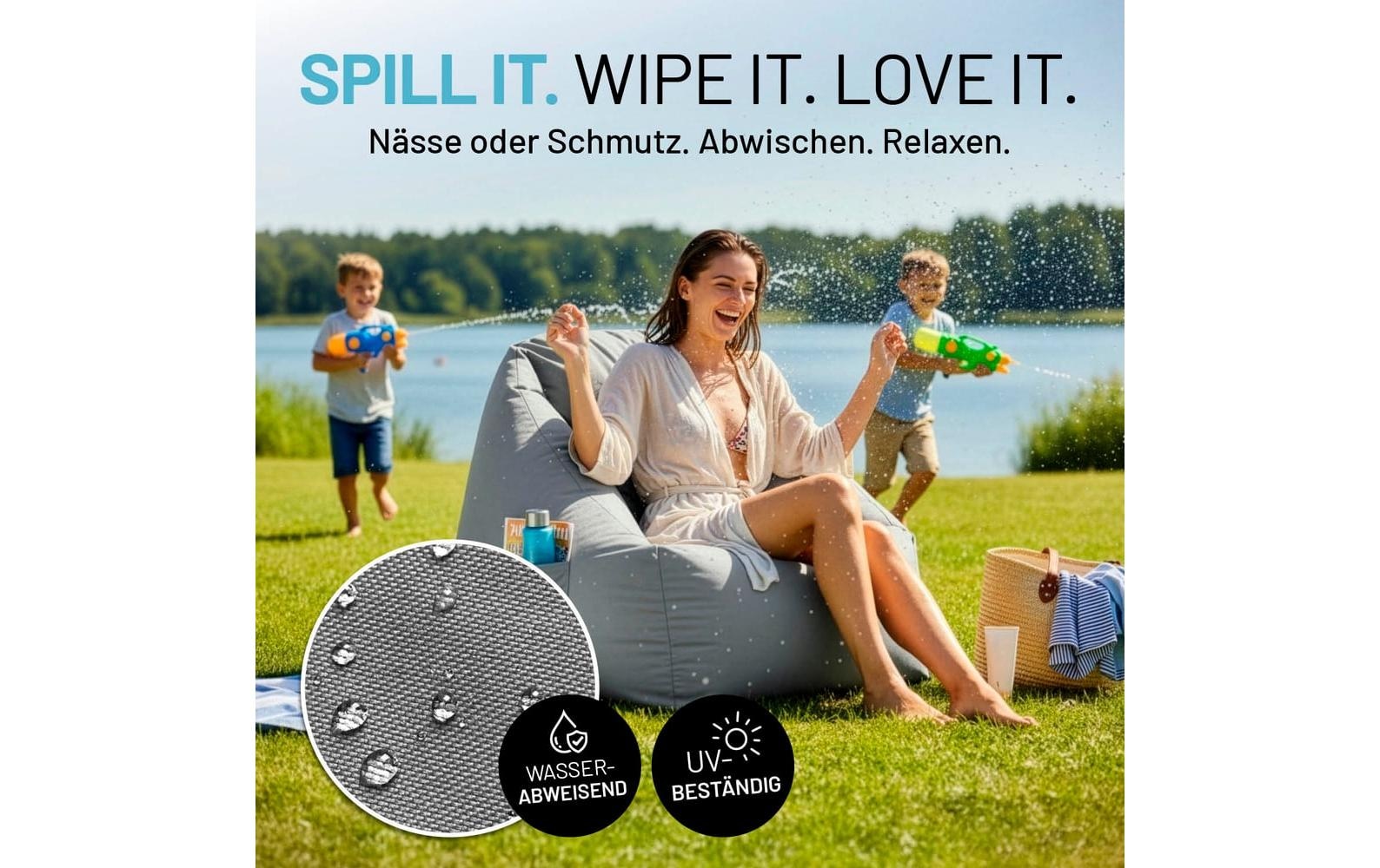 Lumaland Pouf »AIR-Sessel In-& Outdoor«