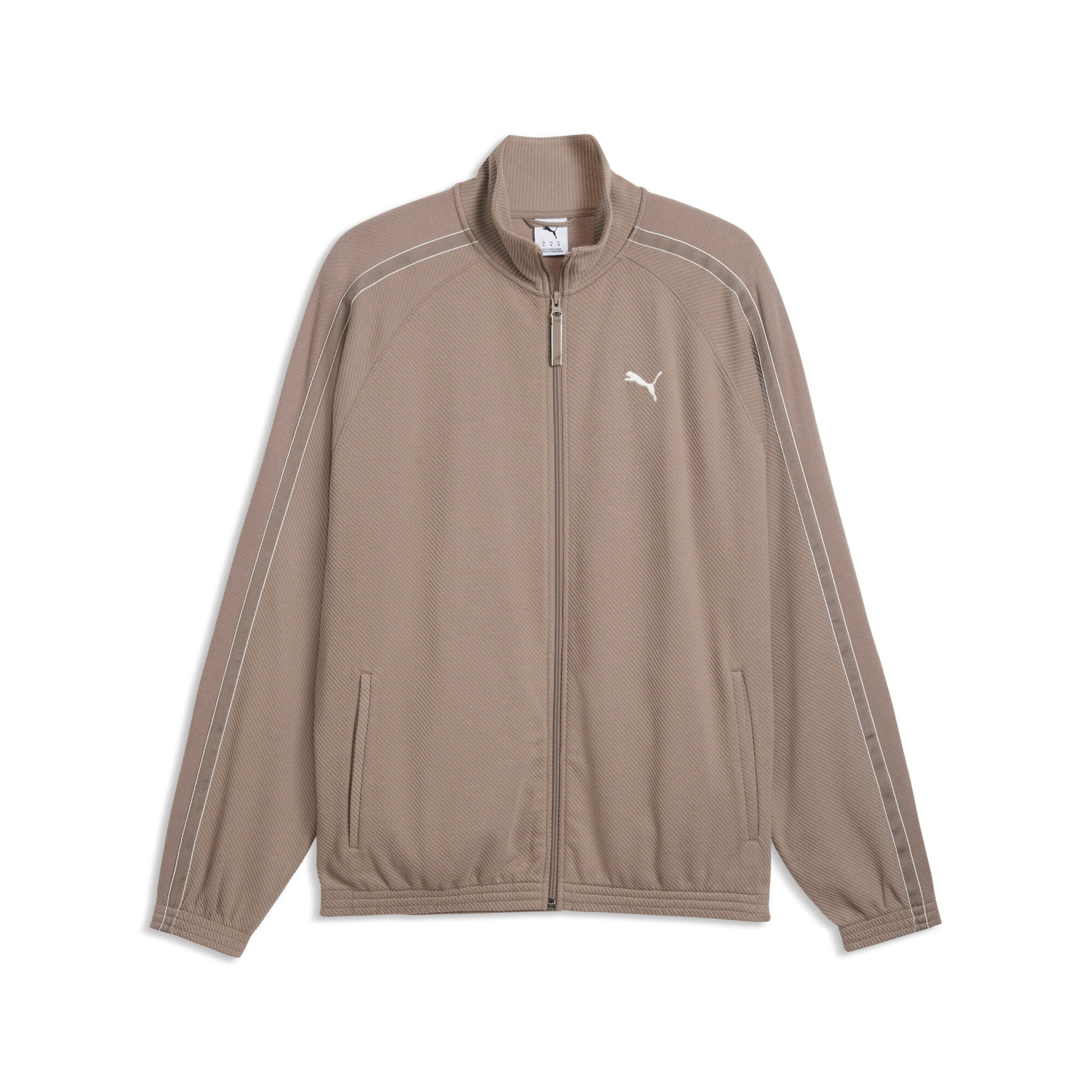 PUMA Veste d'entraînement »CLASS RELAXED MATERIAL TRACK JACKET« sans capuche avec col montant, design uni, coupe décontractée