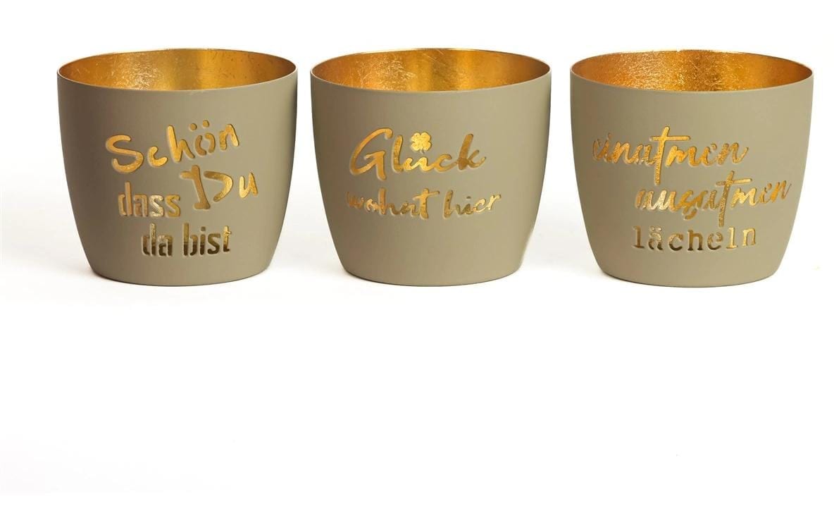   Windlicht »CHALET Tauperush 3-er Set«